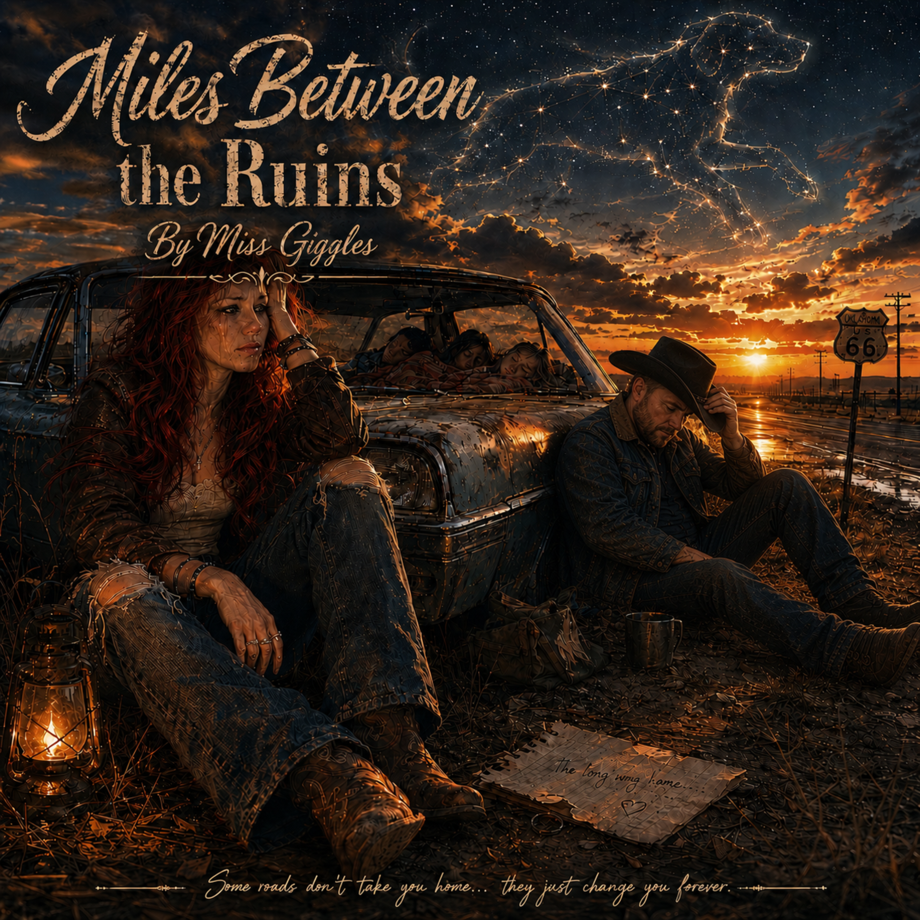 Miles Between the Ruins by Miss Giggles cover art