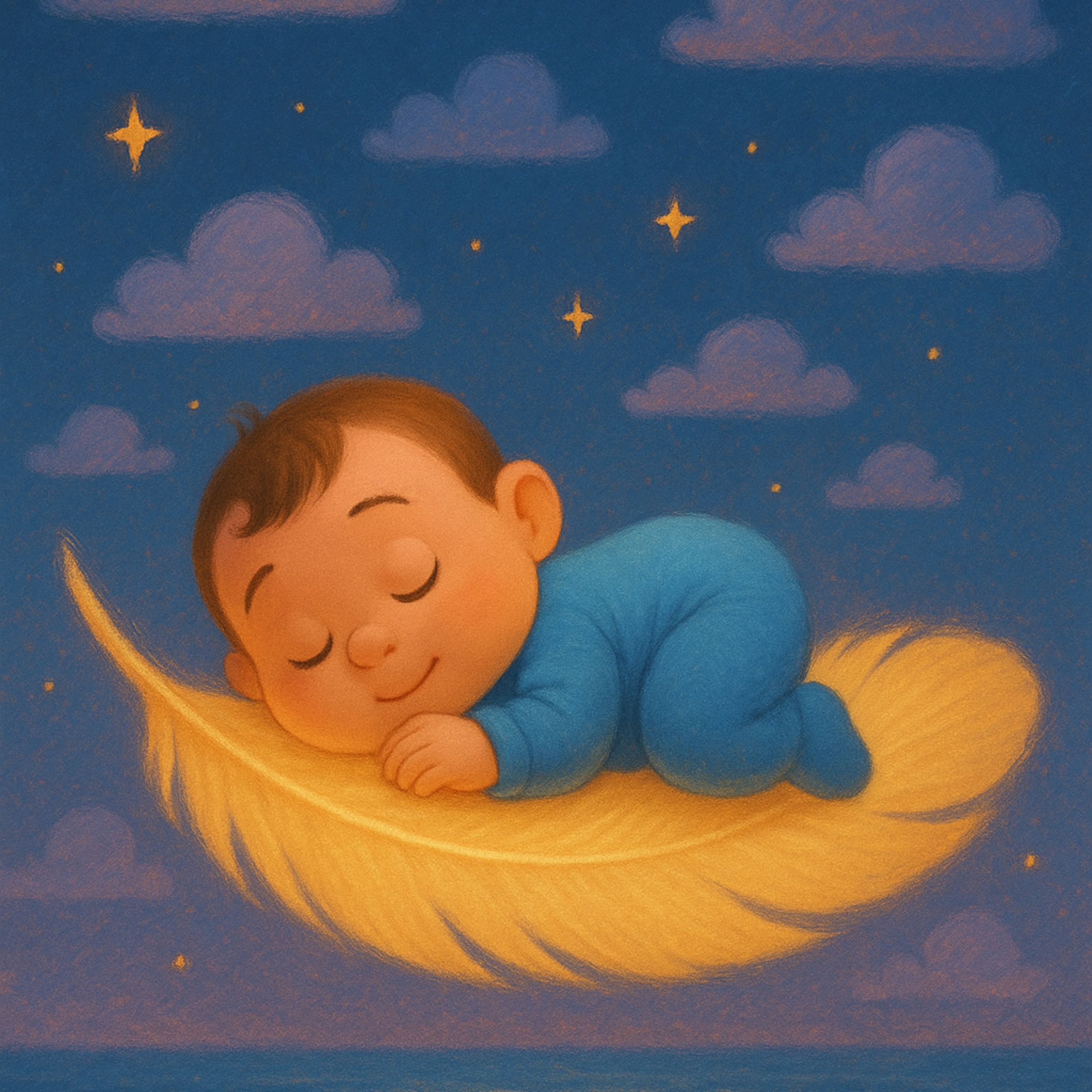 Deep Sleep Baby in Few Moments Tranquility artwork
