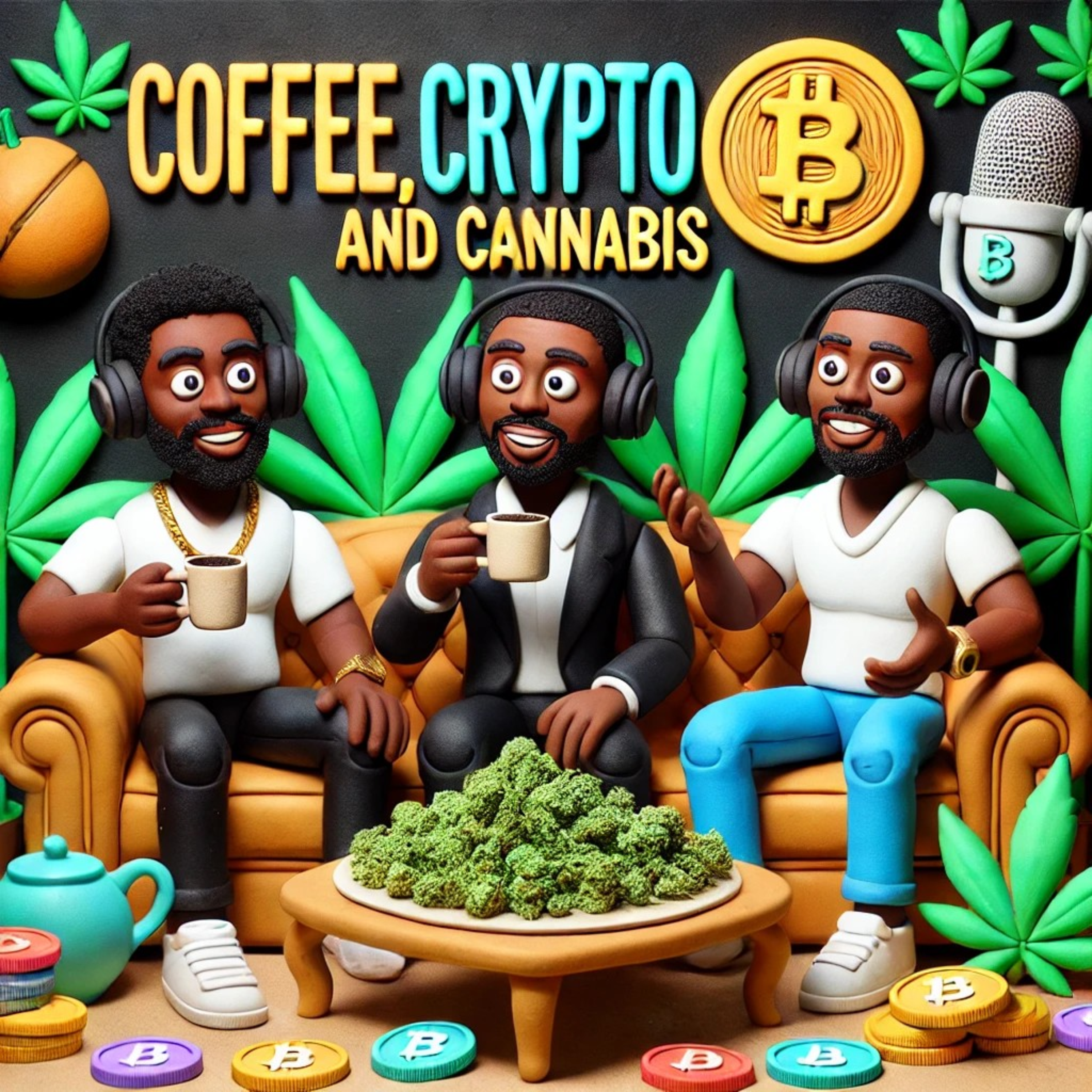 COFFEE, CRYPTO & CANNABIS PODCAST INTRO artwork