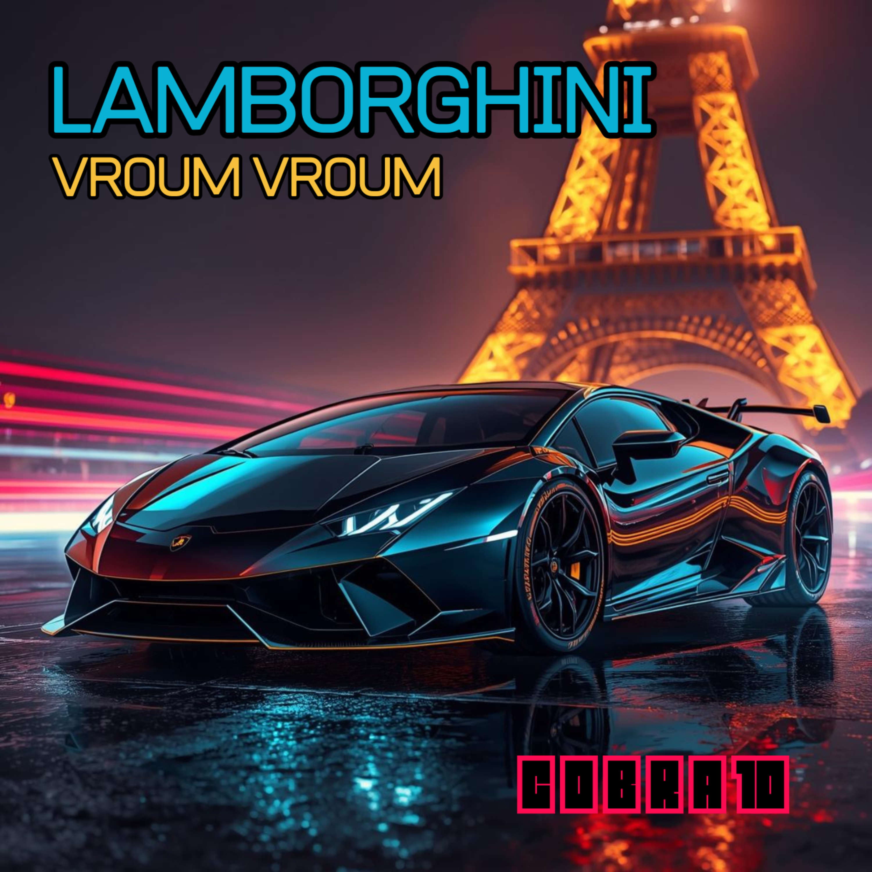 Lamborghini Vroum Vroum artwork