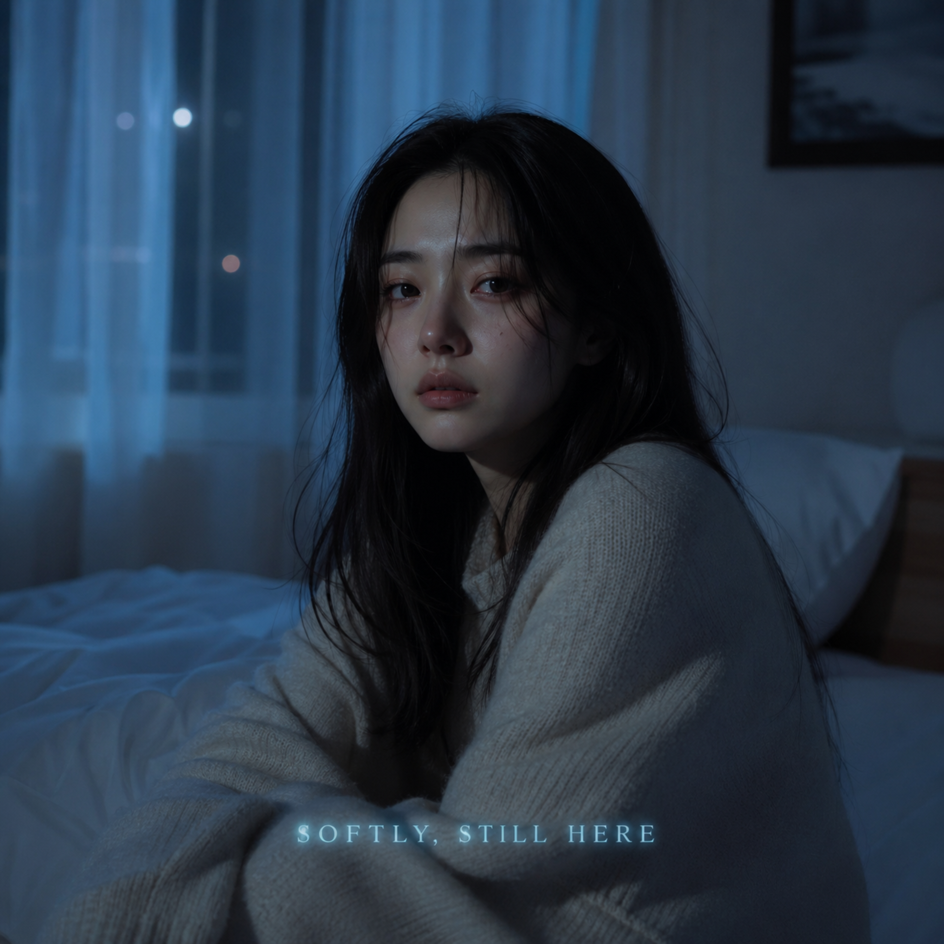 SOFTLY, STILL HERE artwork