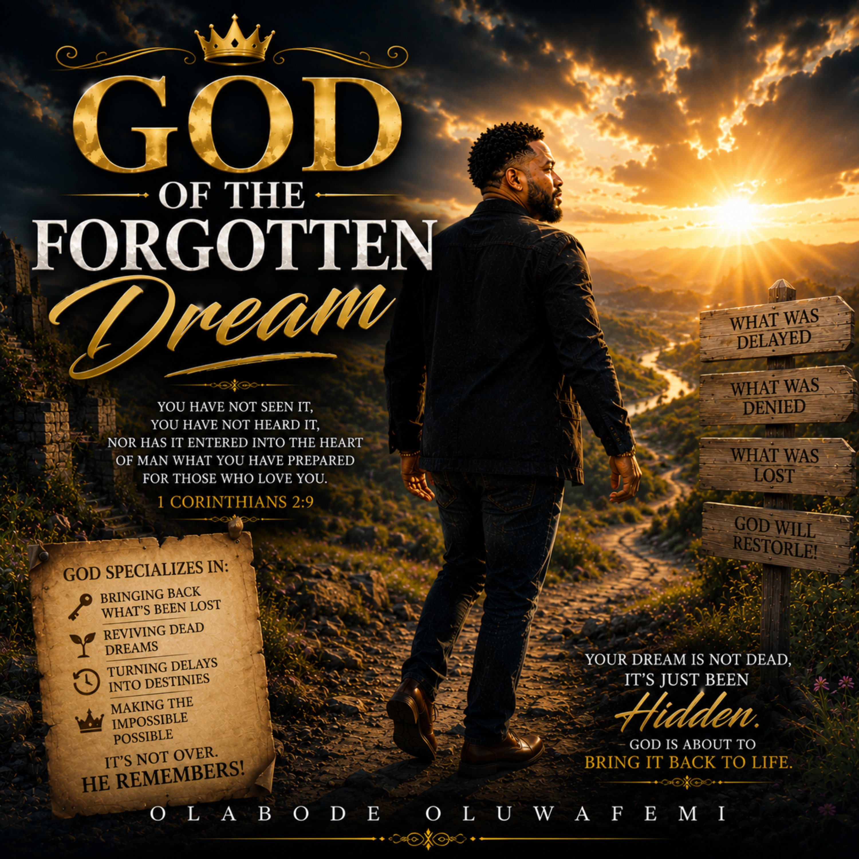 God of the Forgotten Dream by olabode oluwafemi cover art