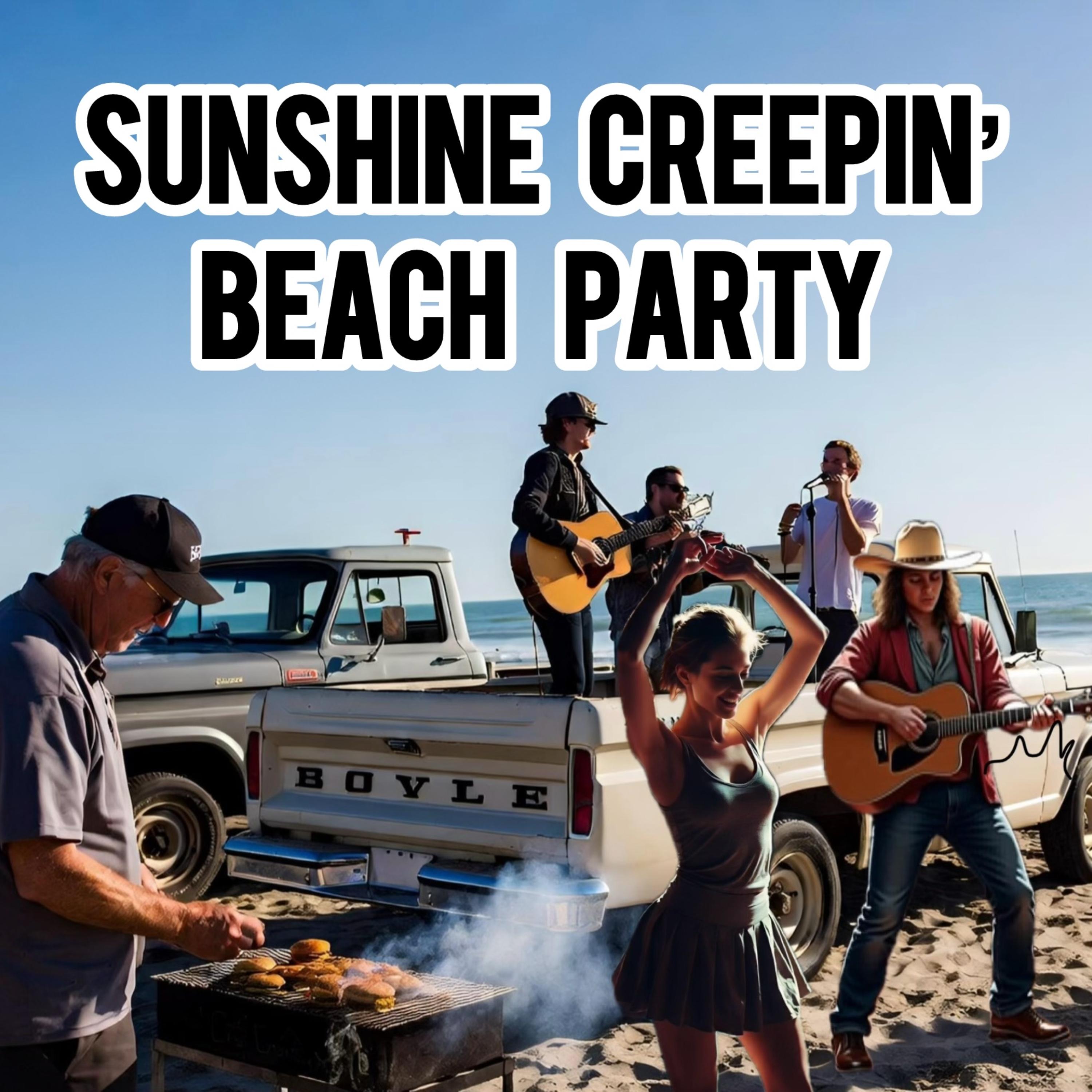 Sunshine Creepin’ Beach Party artwork