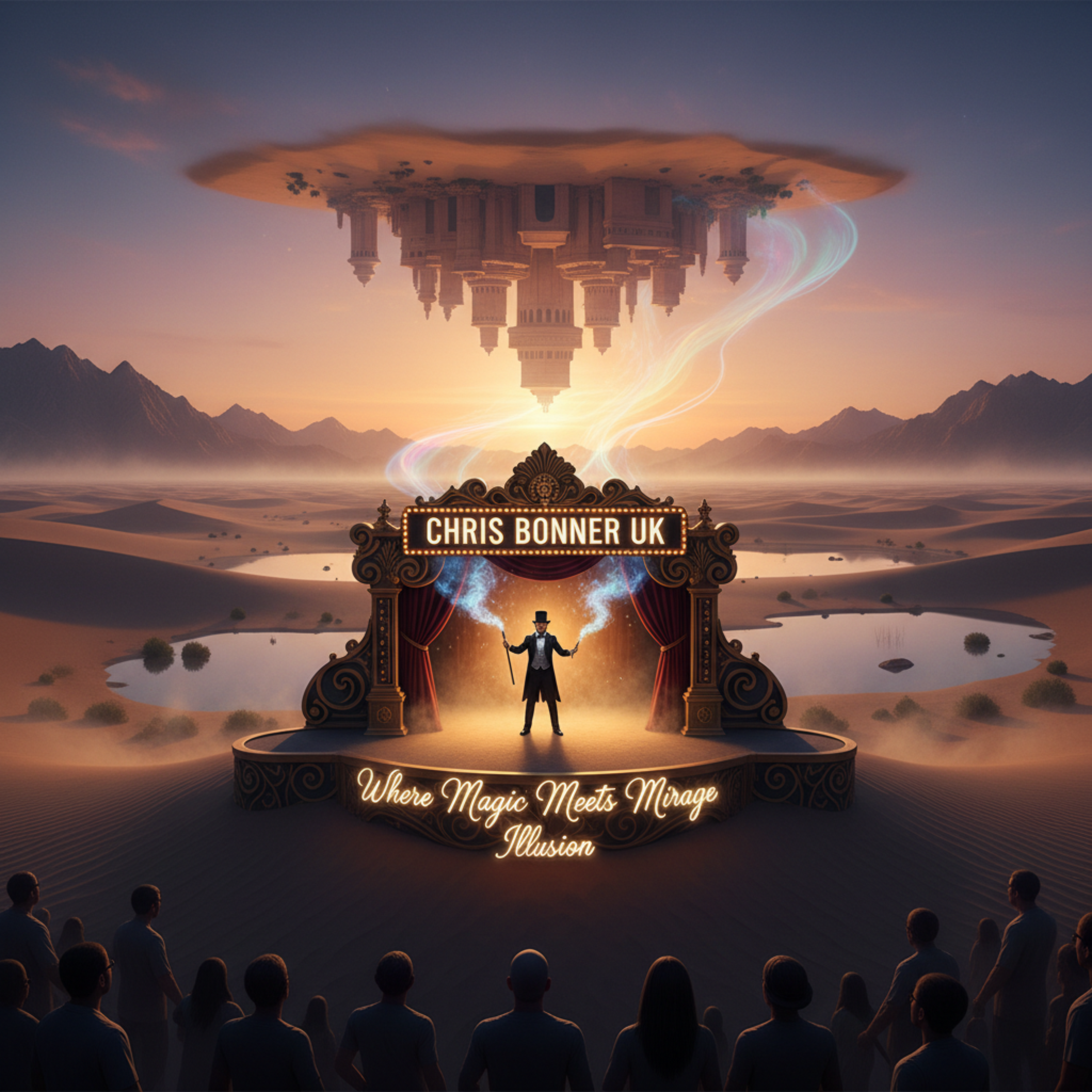 Where Magic Meets Mirage Illusion by Chris Bonner UK cover art