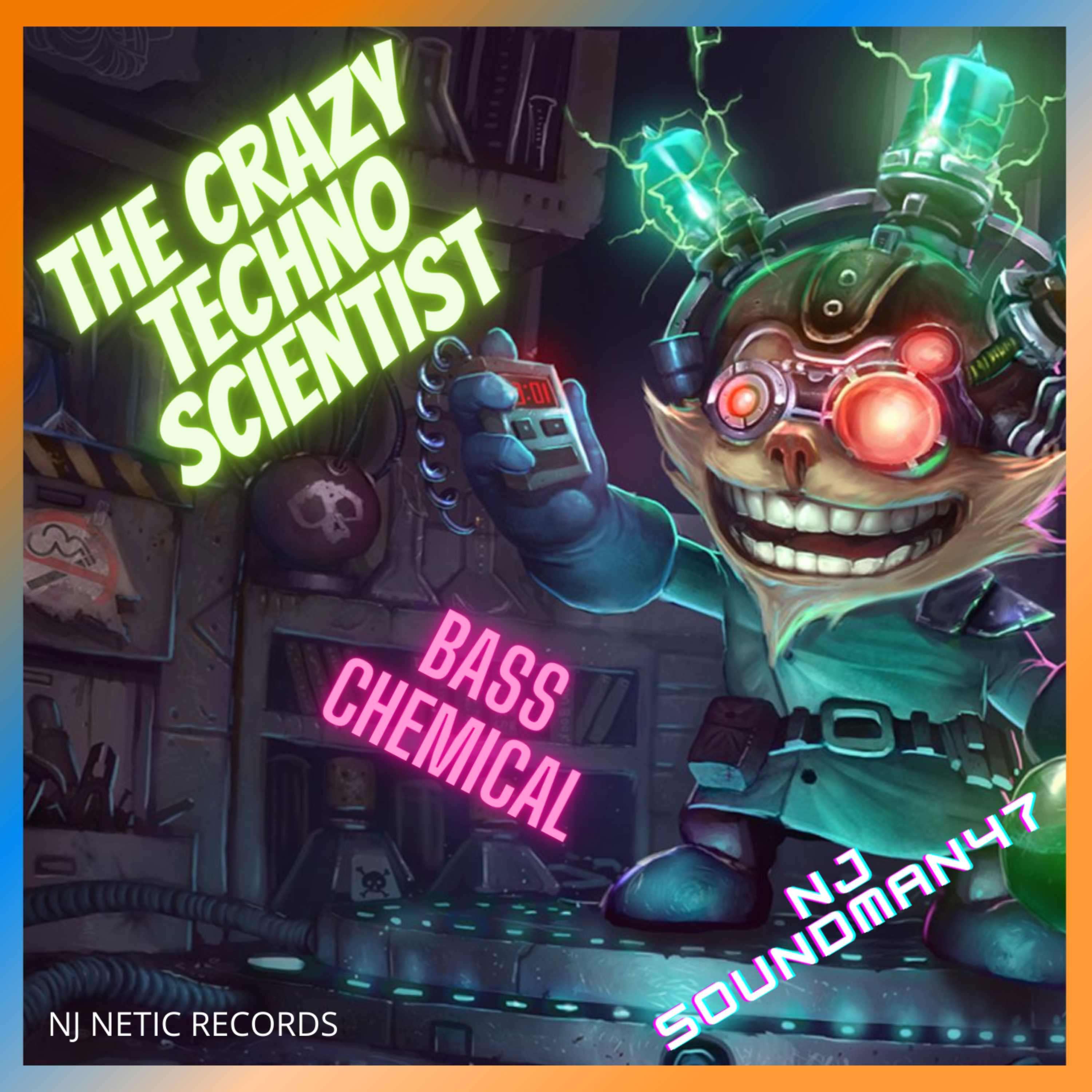 THE CRAZY TECHNO SCIENTIST artwork