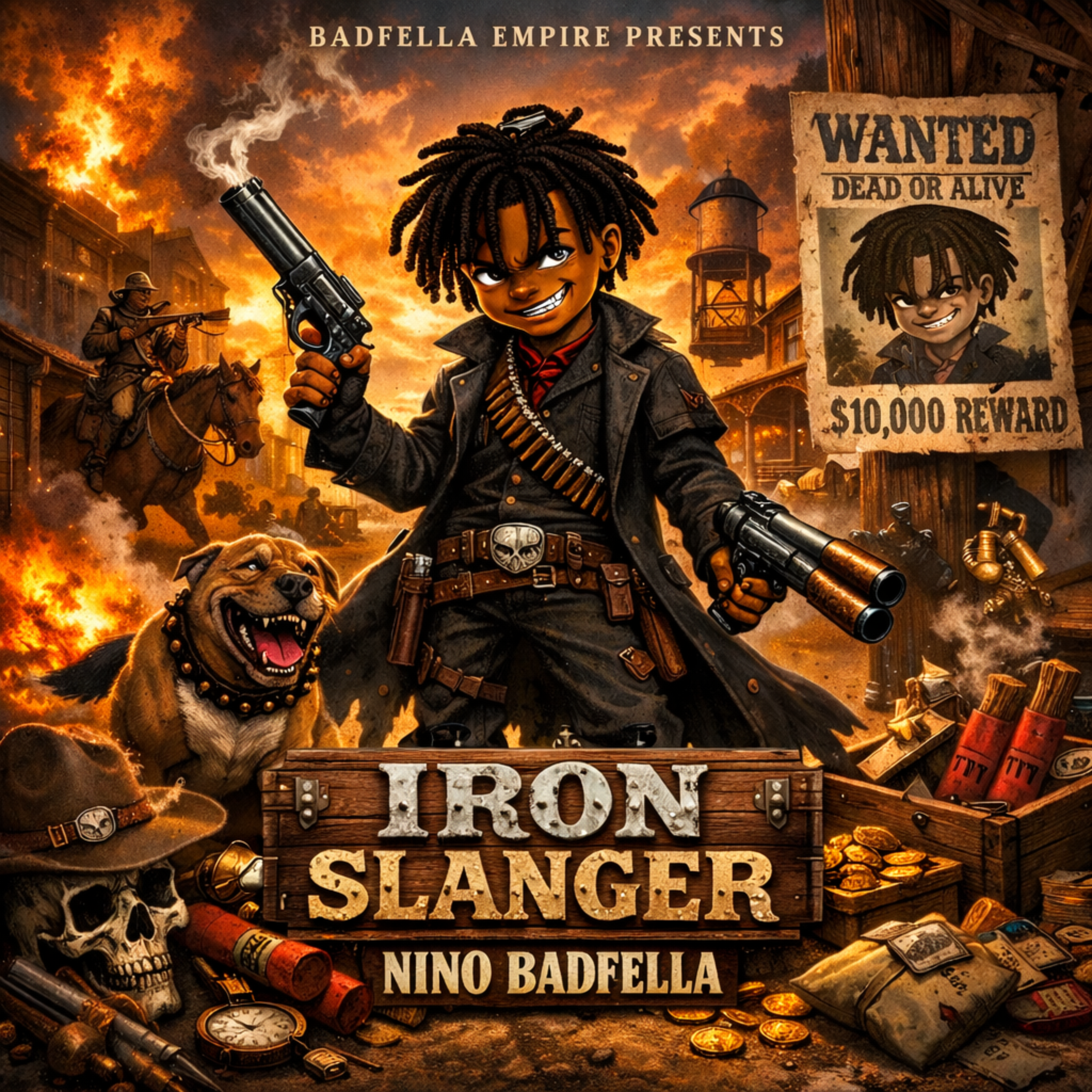 Iron Slanger by Nino BadFella cover art