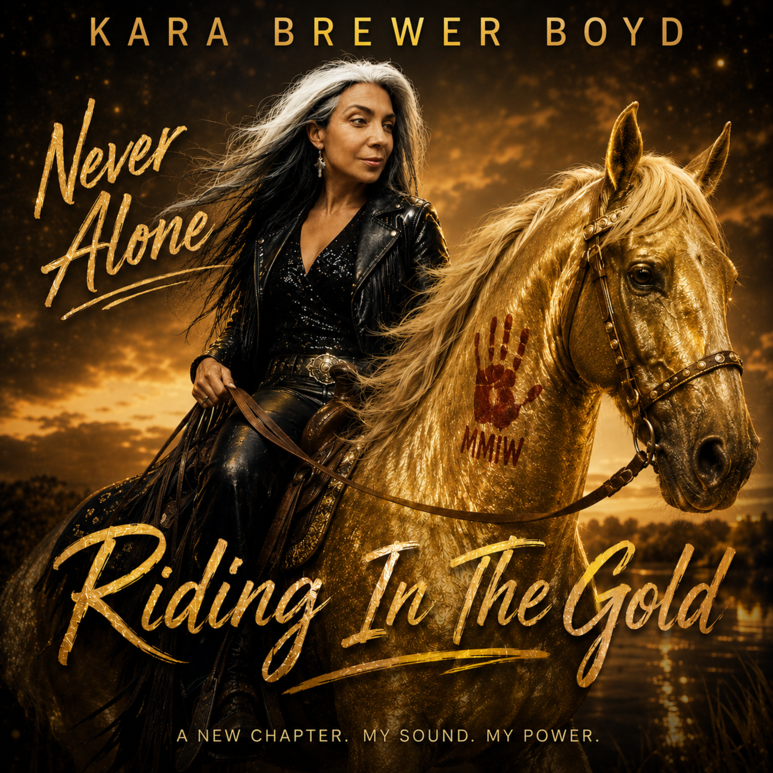 Riding In The Gold by Kara Boyd (AI Vocal) by Zoo Ground productions cover art