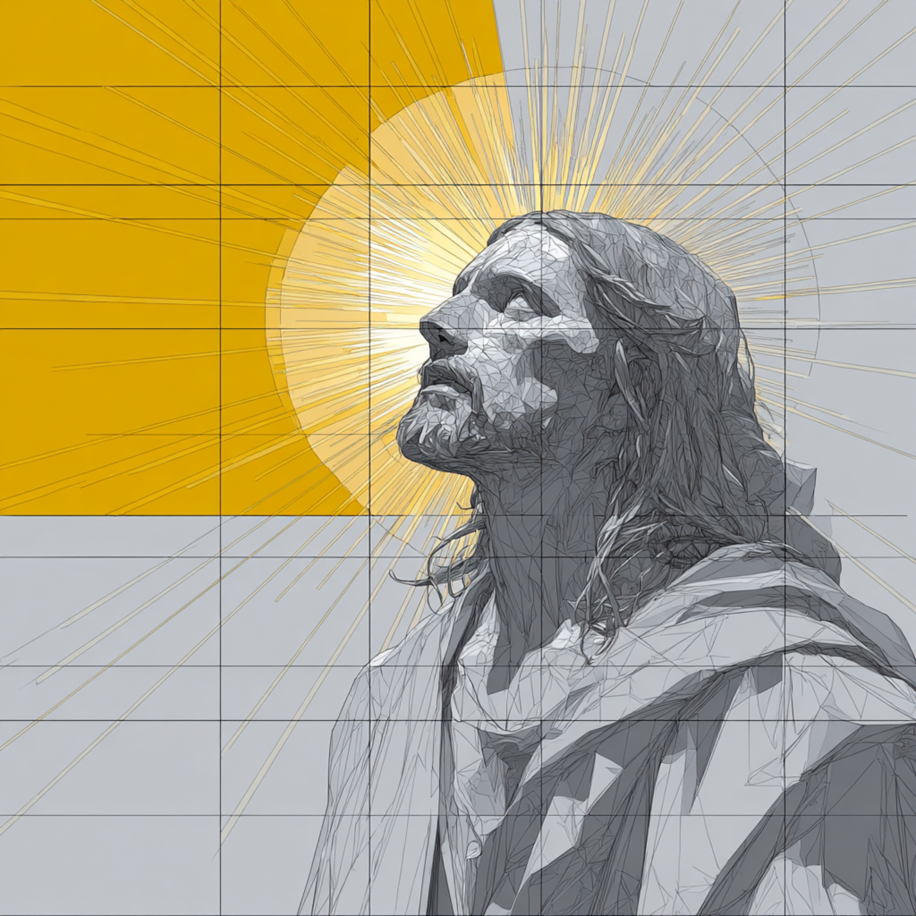 el sol en la noche artwork