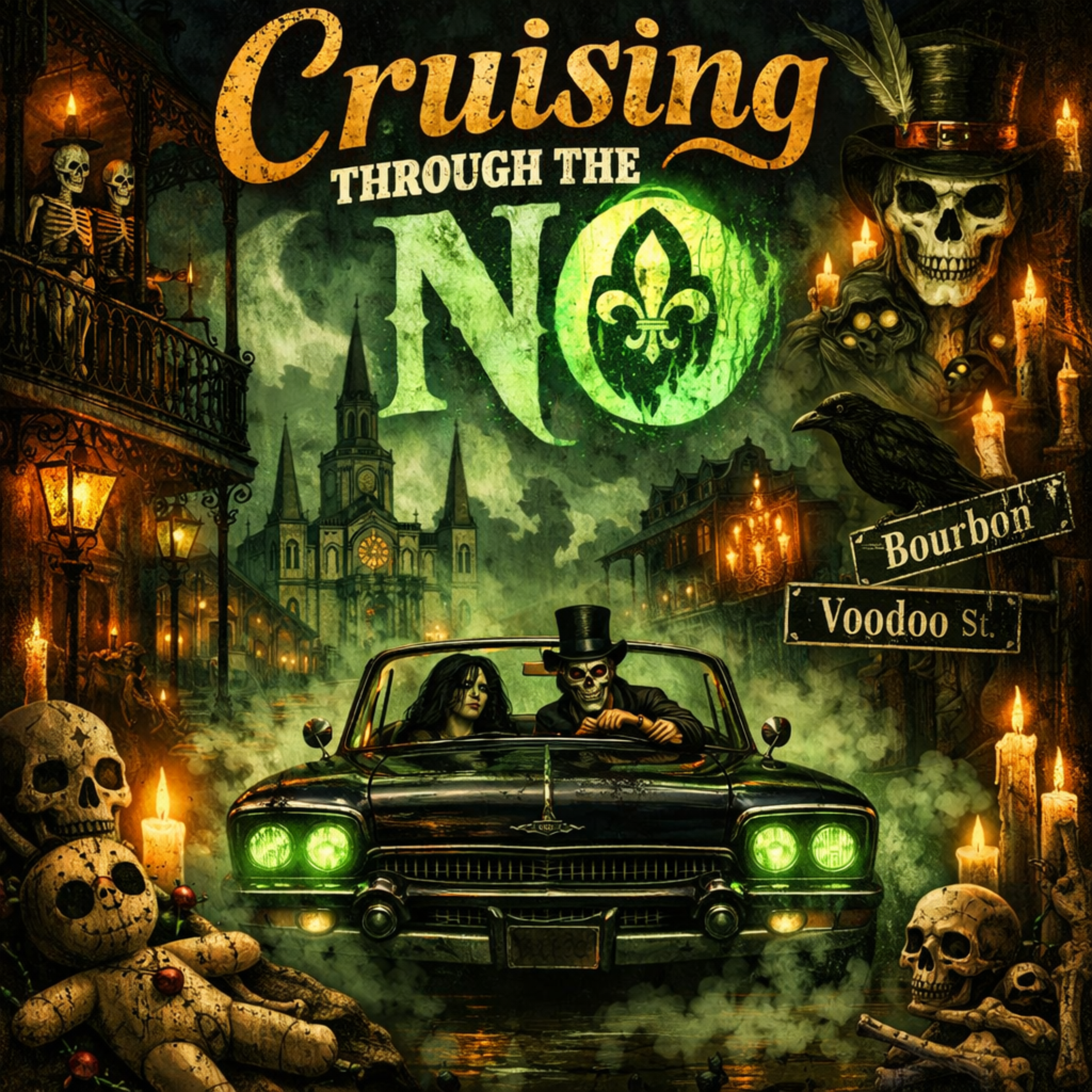 CRUSING THROUGH THE N.O. artwork
