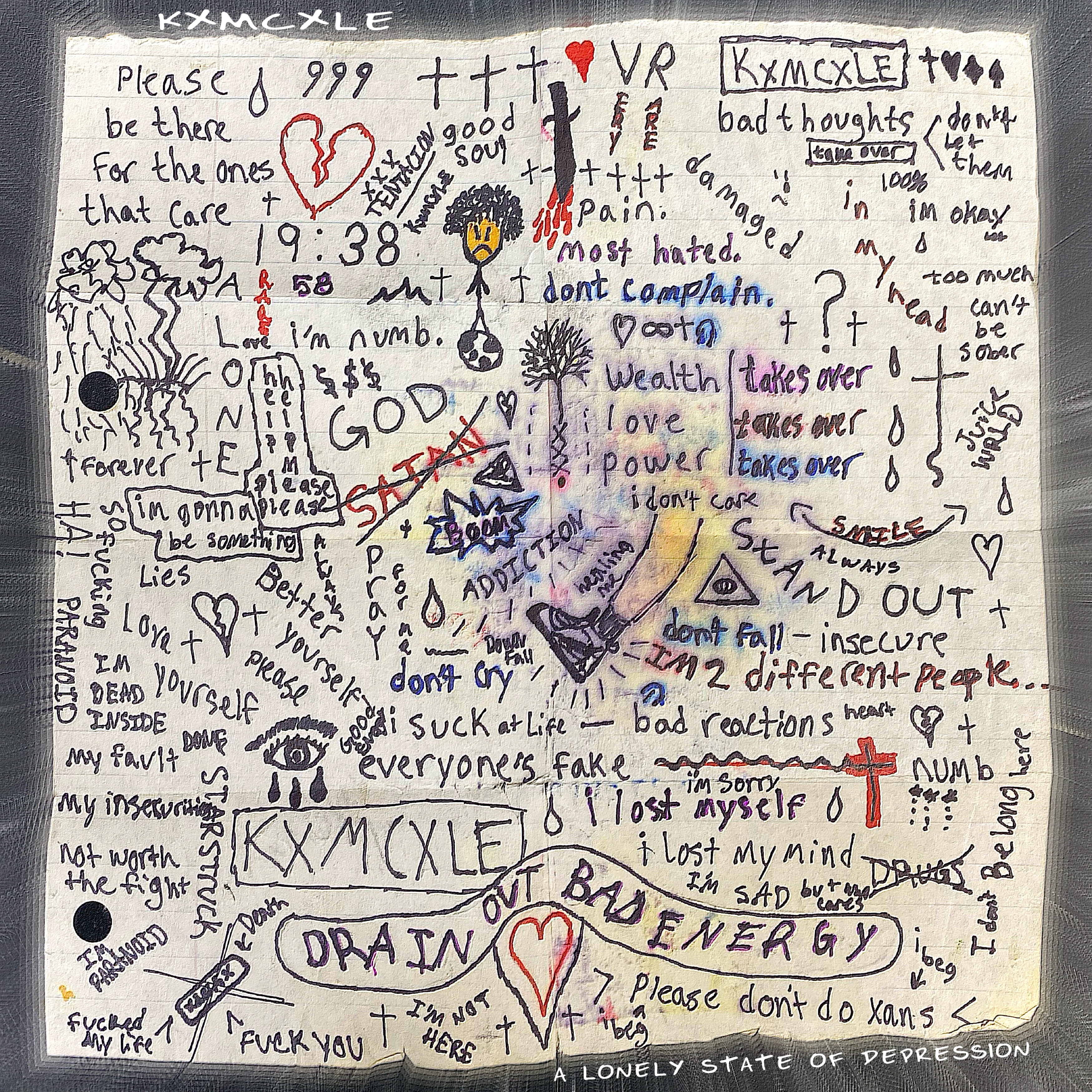 a lonely state of depression artwork
