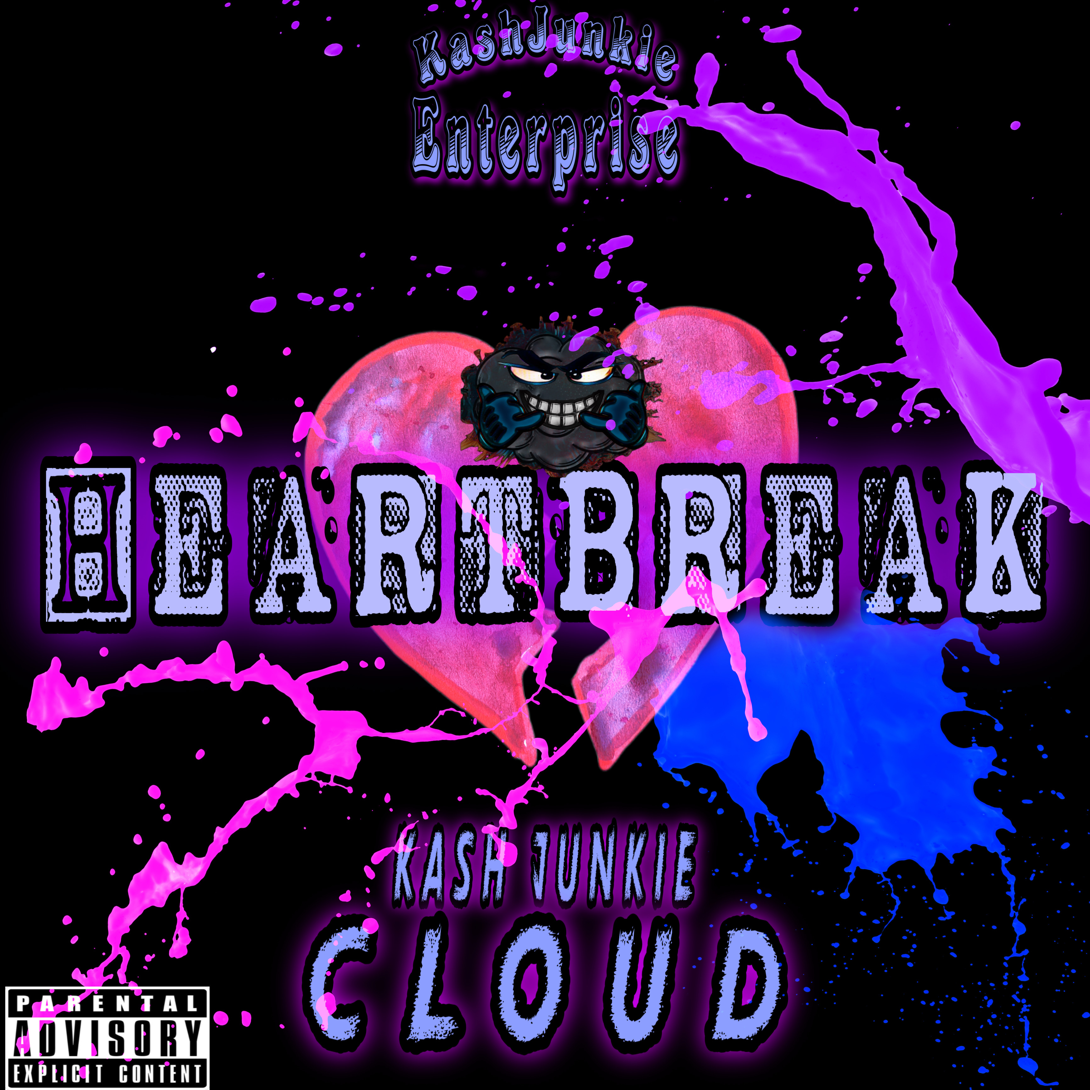 Heartbreak by Kash Junkie Cloud cover art
