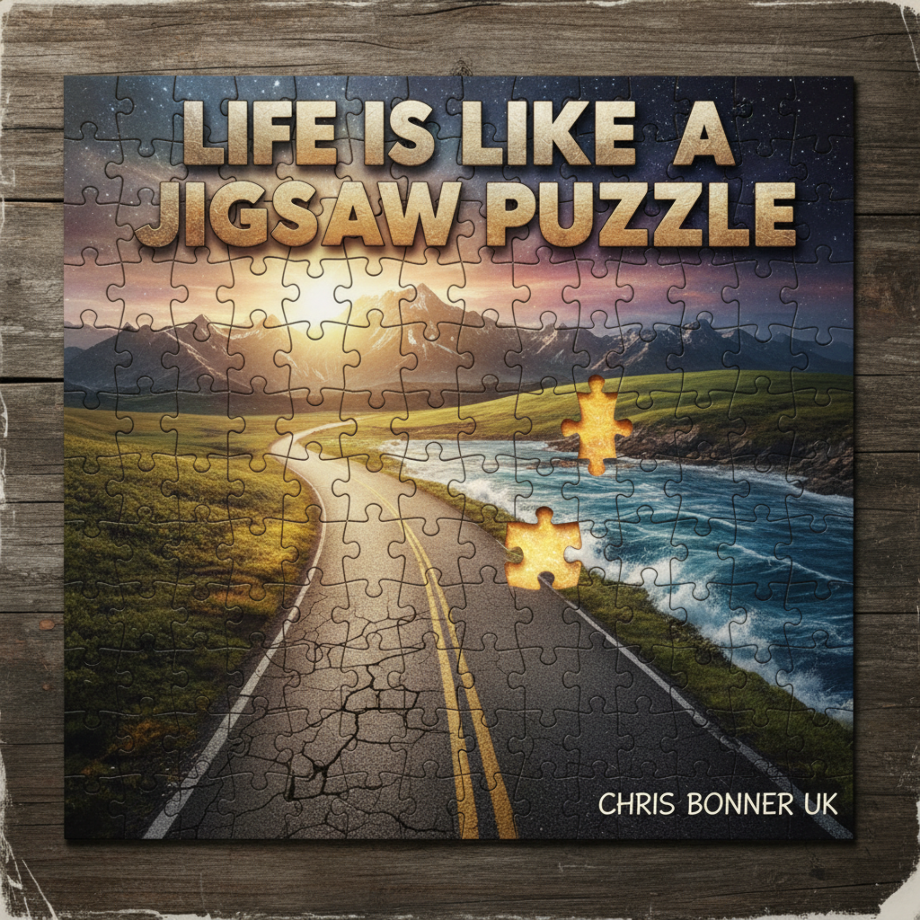 Life Is Like A Jigsaw Puzzle by Chris Bonner UK cover art
