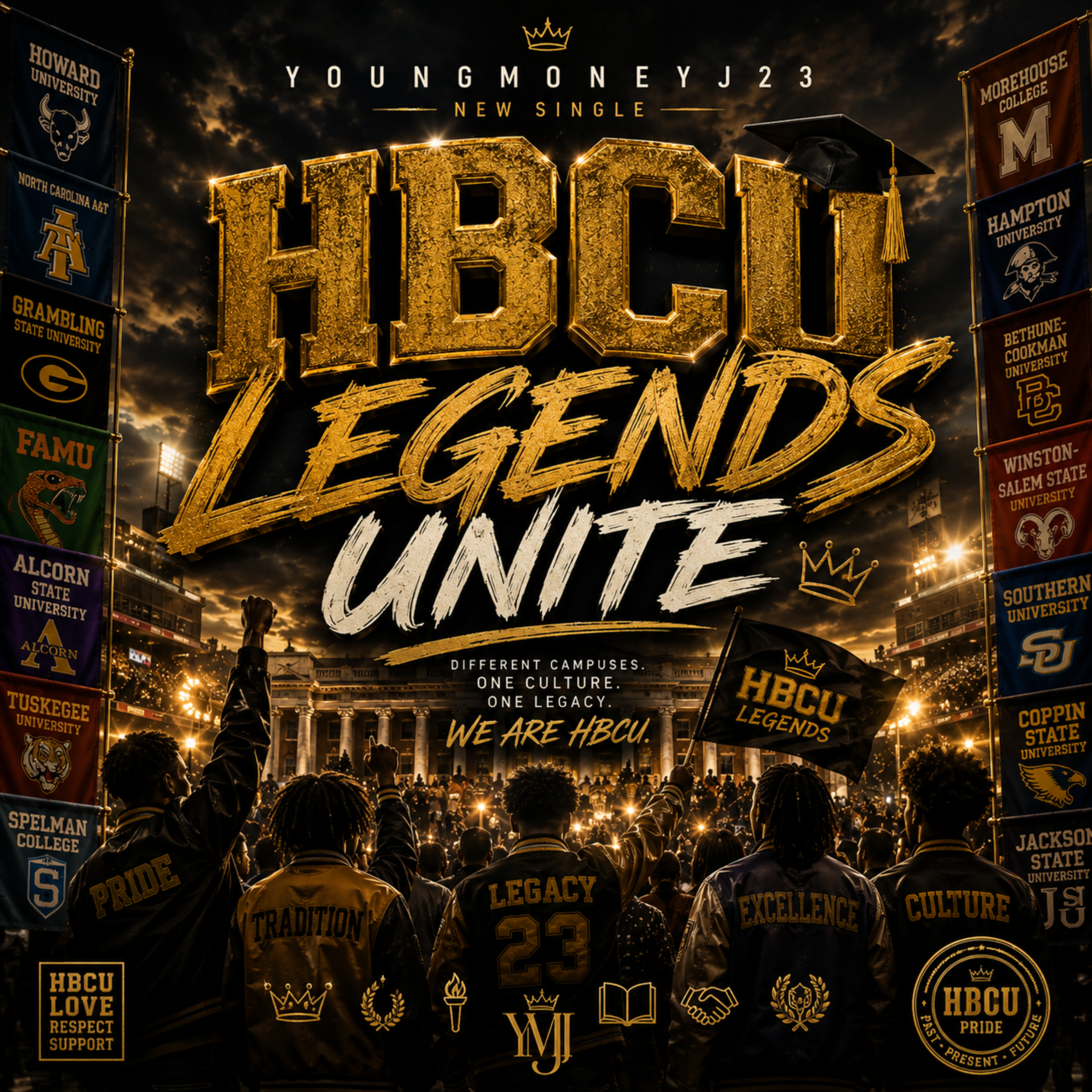 HBCU Legends Unite by YoungMoneyJ23 cover art