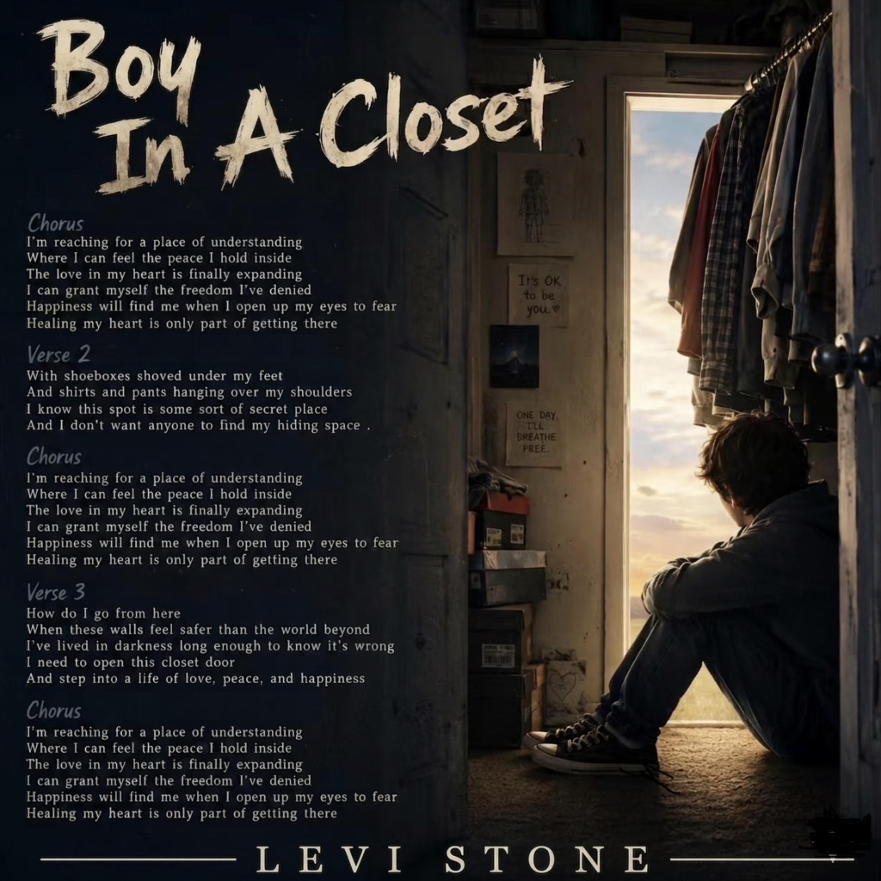 Boy In A Closet by Levi Stone cover art