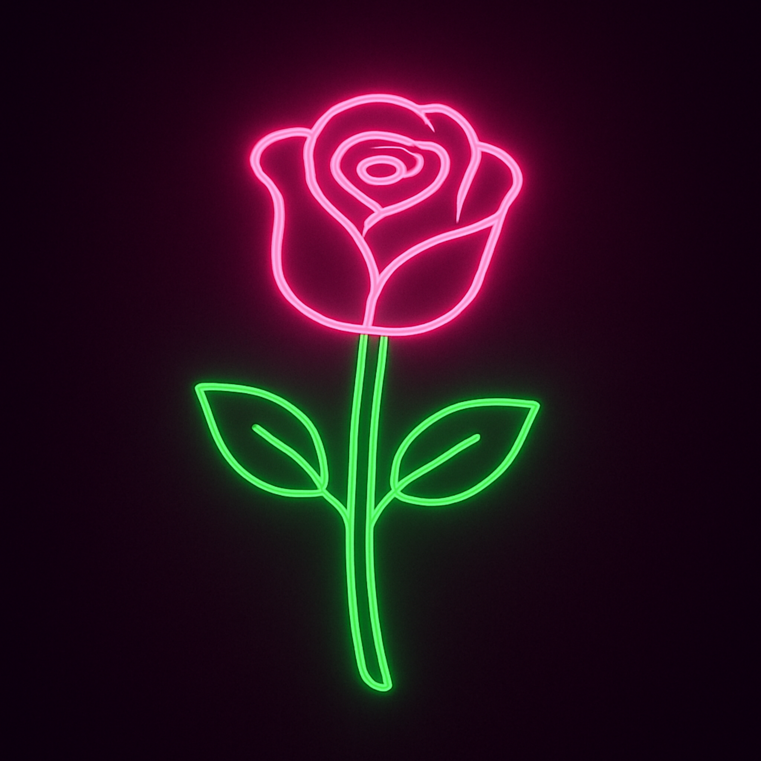 Neon Rose artwork