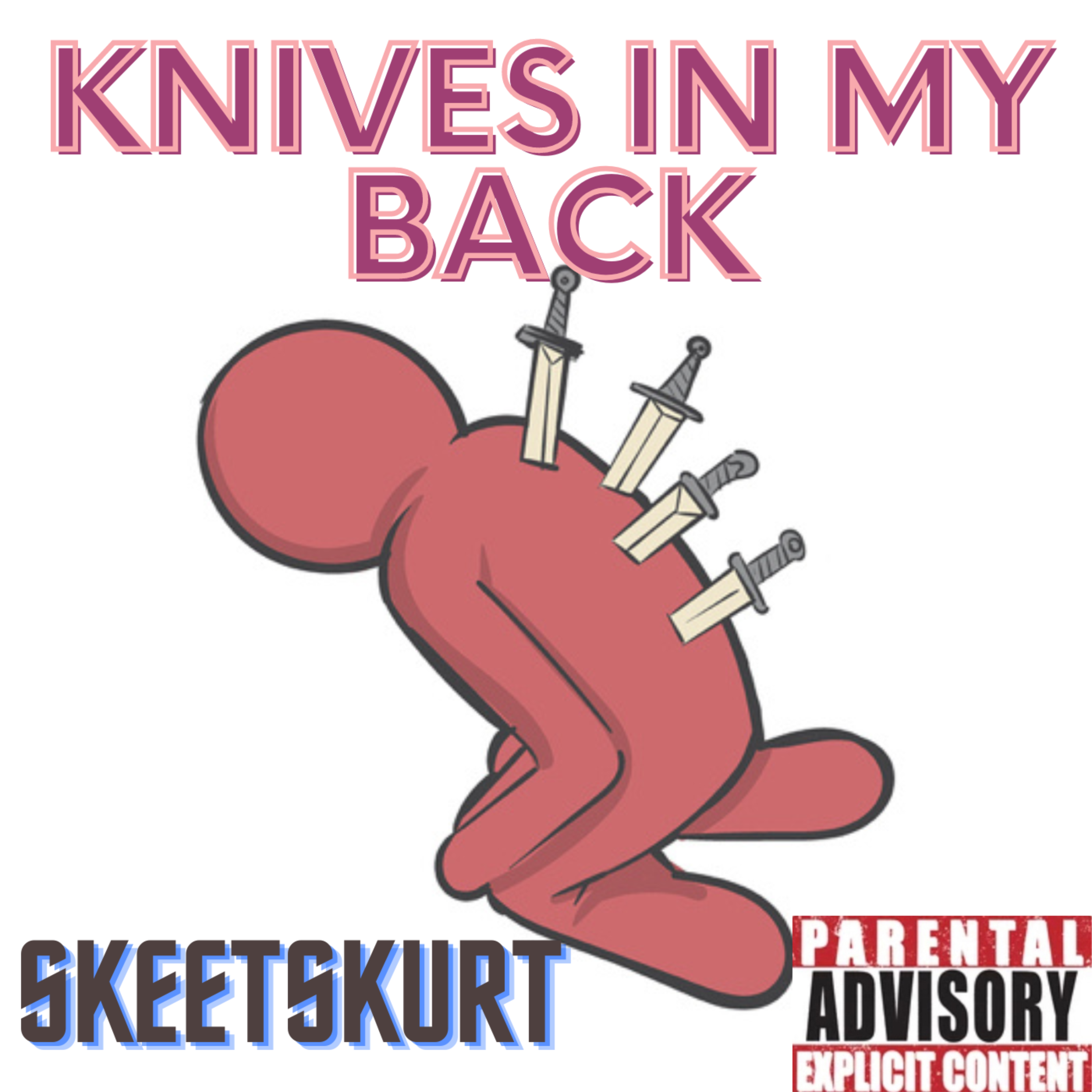 KNIVES IN MY BACK artwork