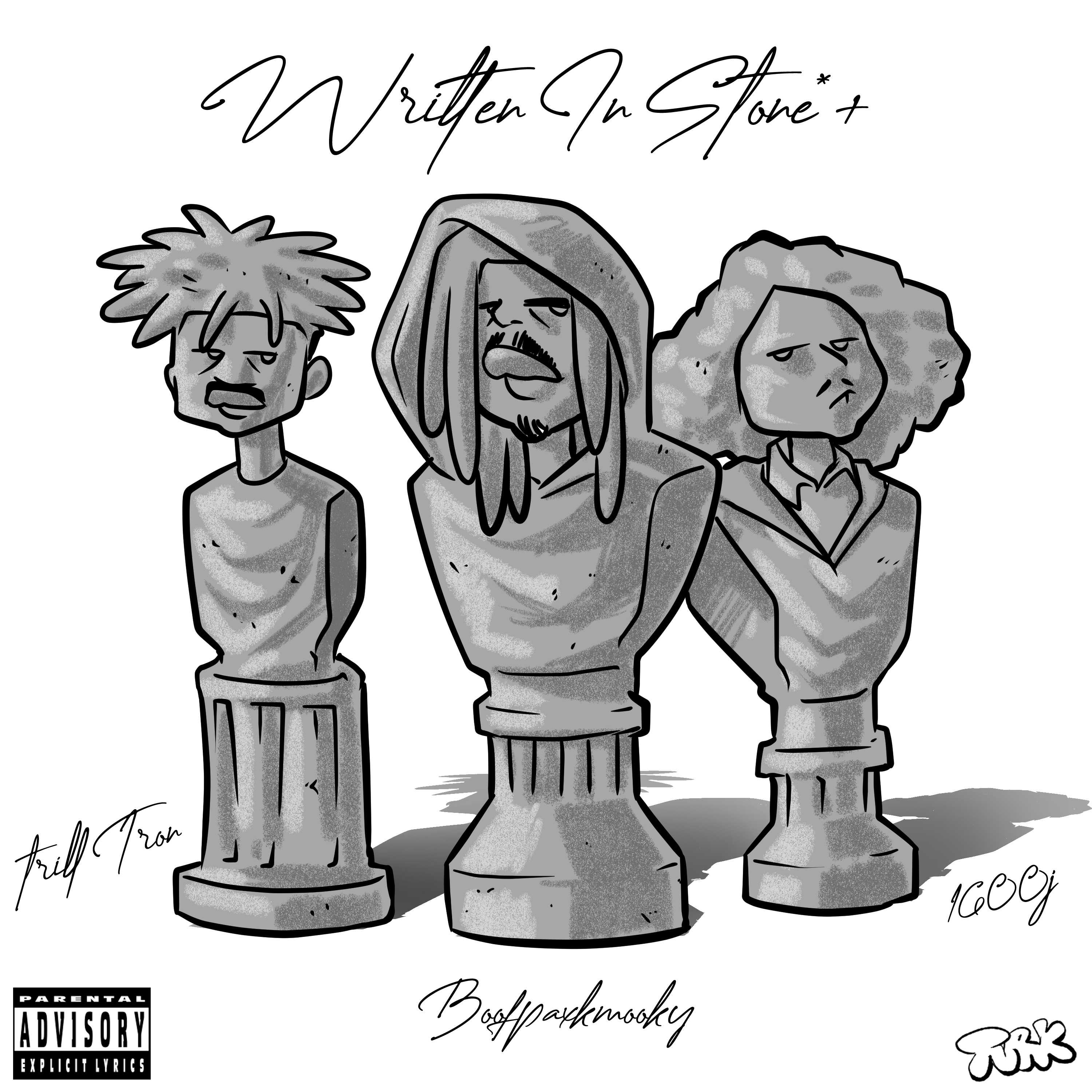 Written In Stone*+ artwork