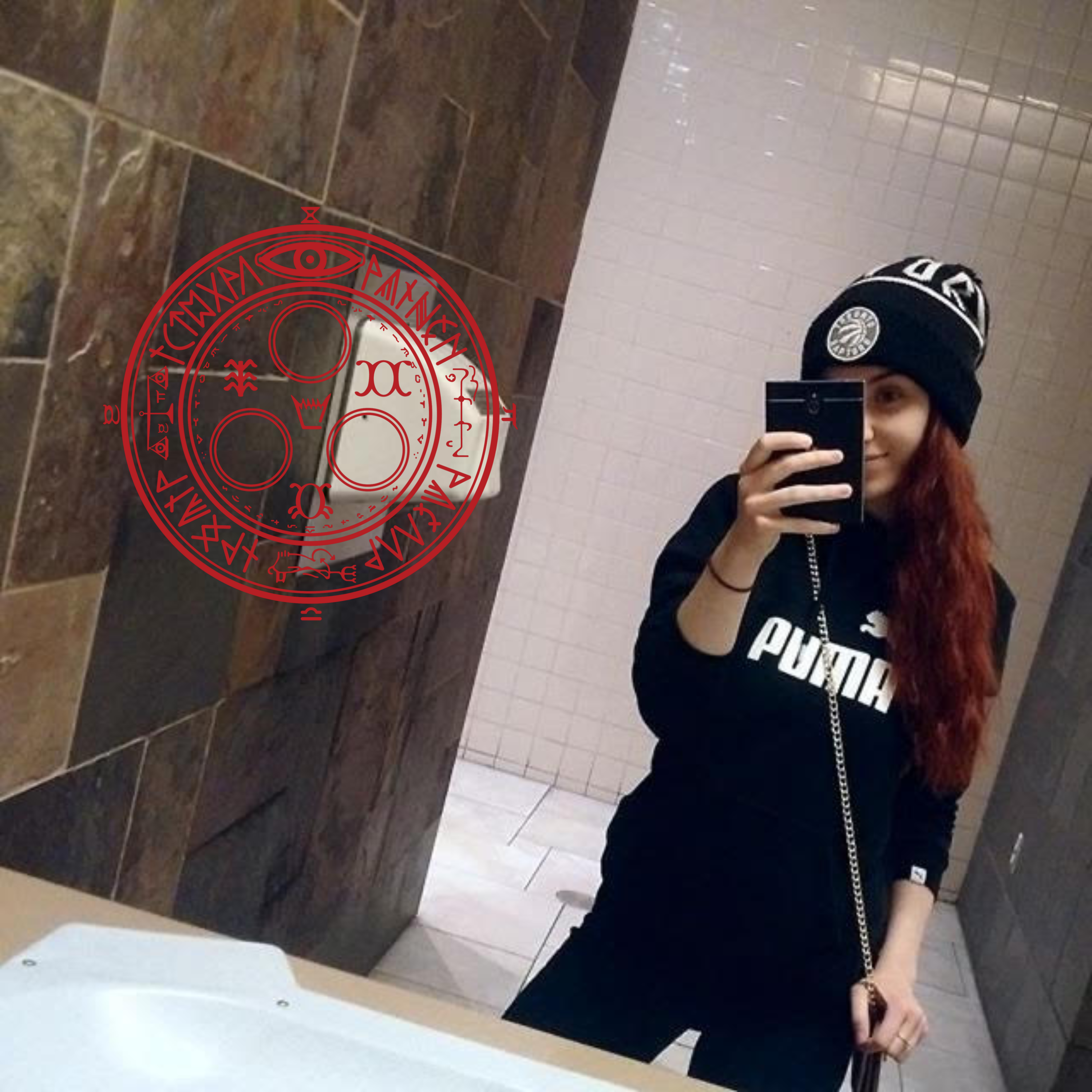 in the mall hiding from you artwork