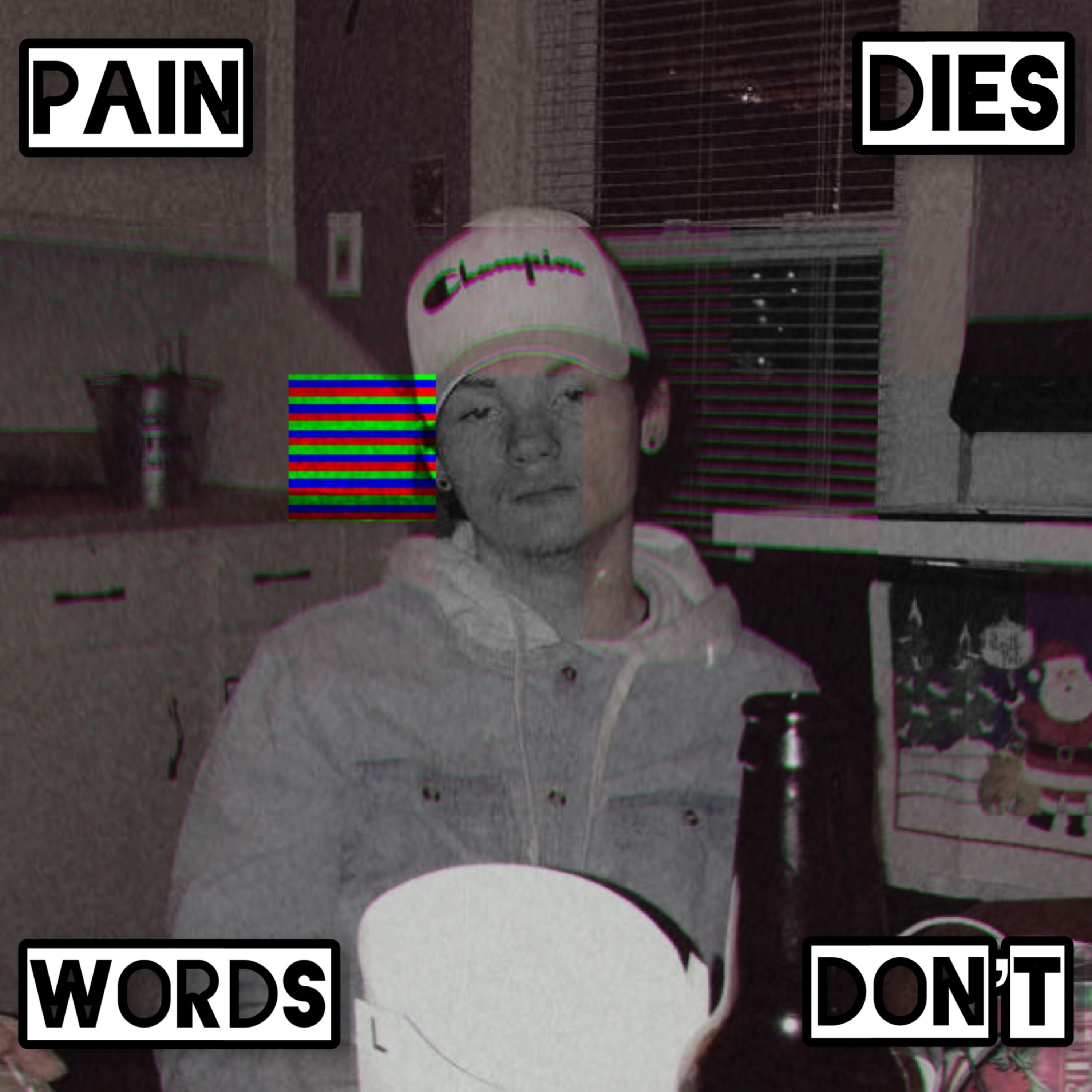 pain dies words don't artwork