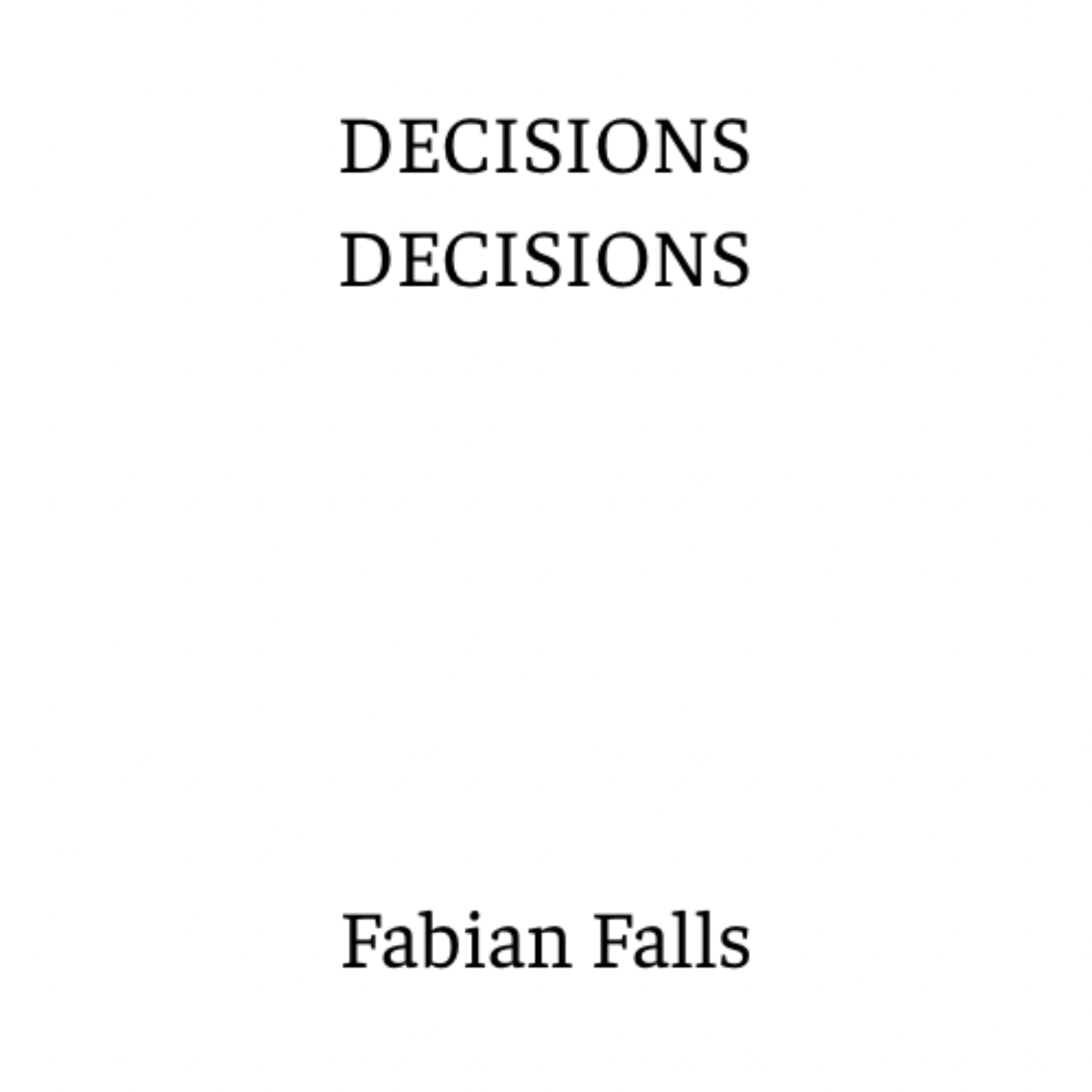 DECISIONS DECISIONS artwork