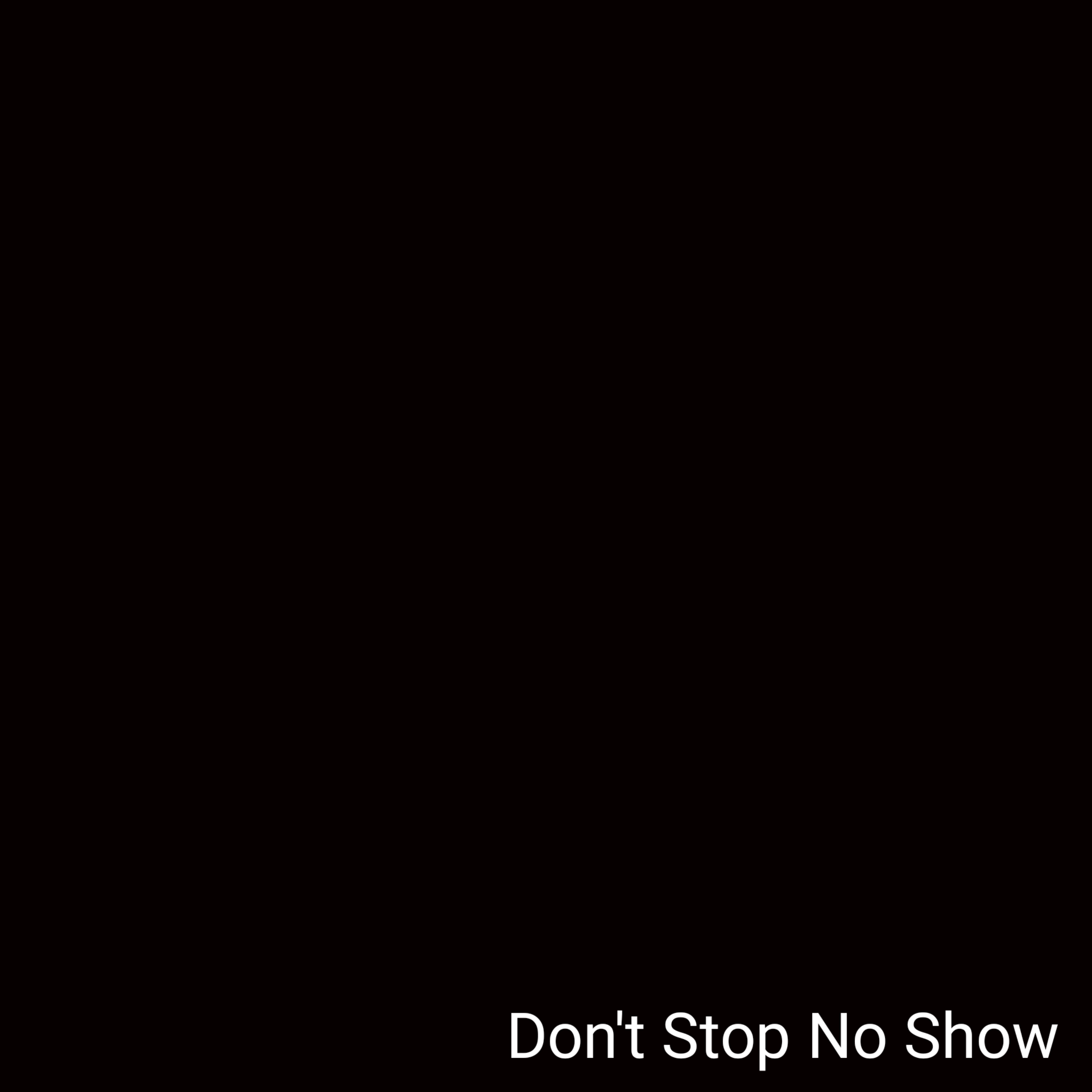 Don't Stop No Show artwork