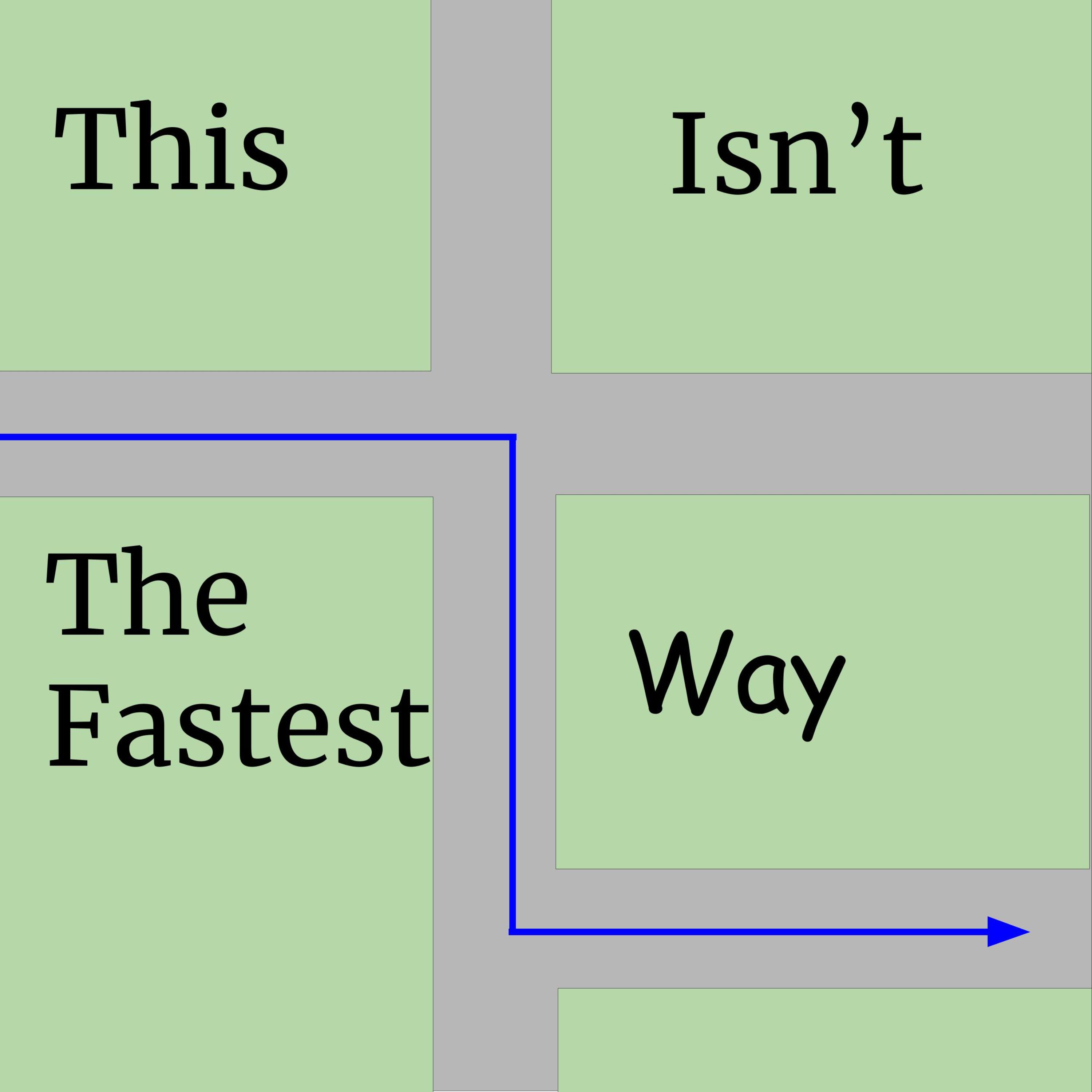 This isn’t the Fastest Way artwork