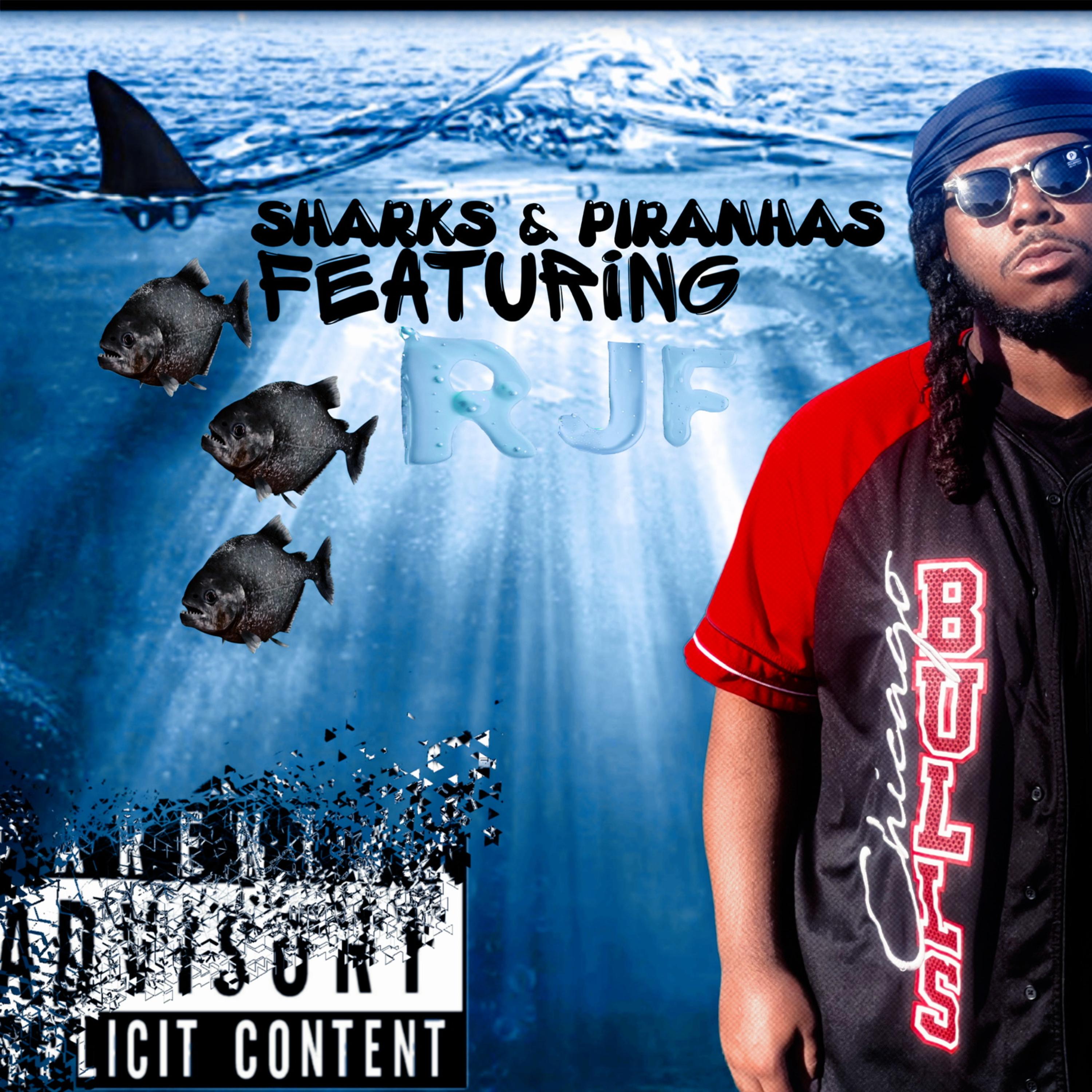 SHARKS & PIRANHAS artwork
