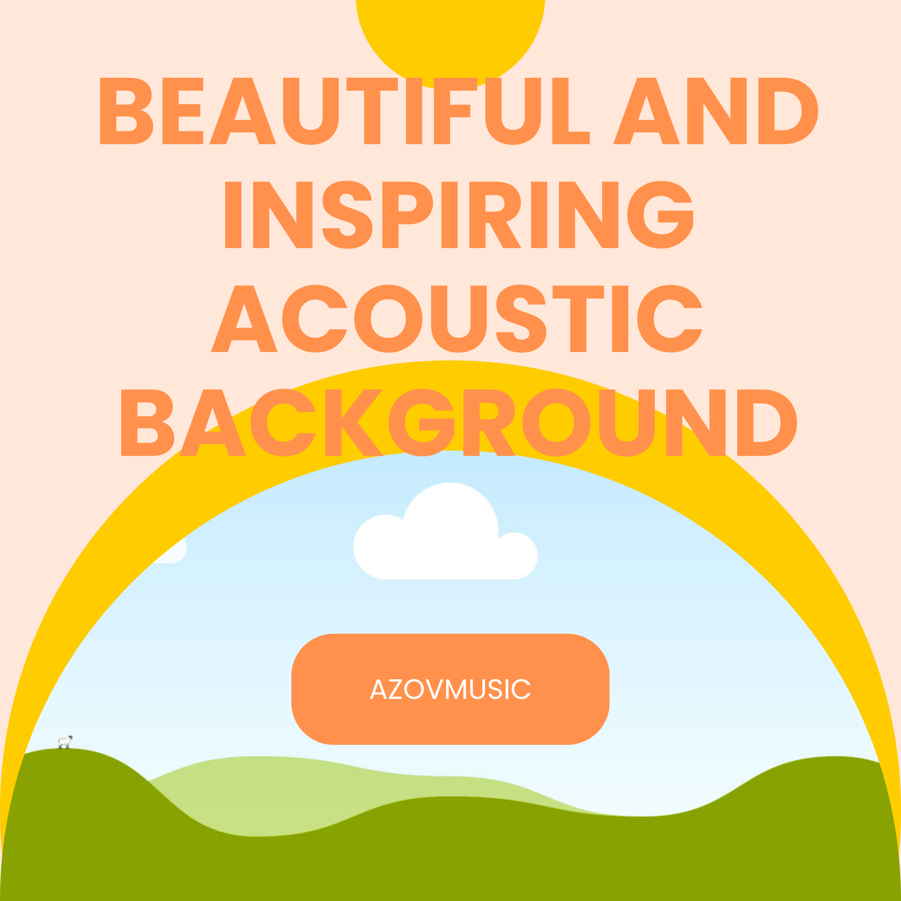 Beautiful and inspiring acoustic background artwork