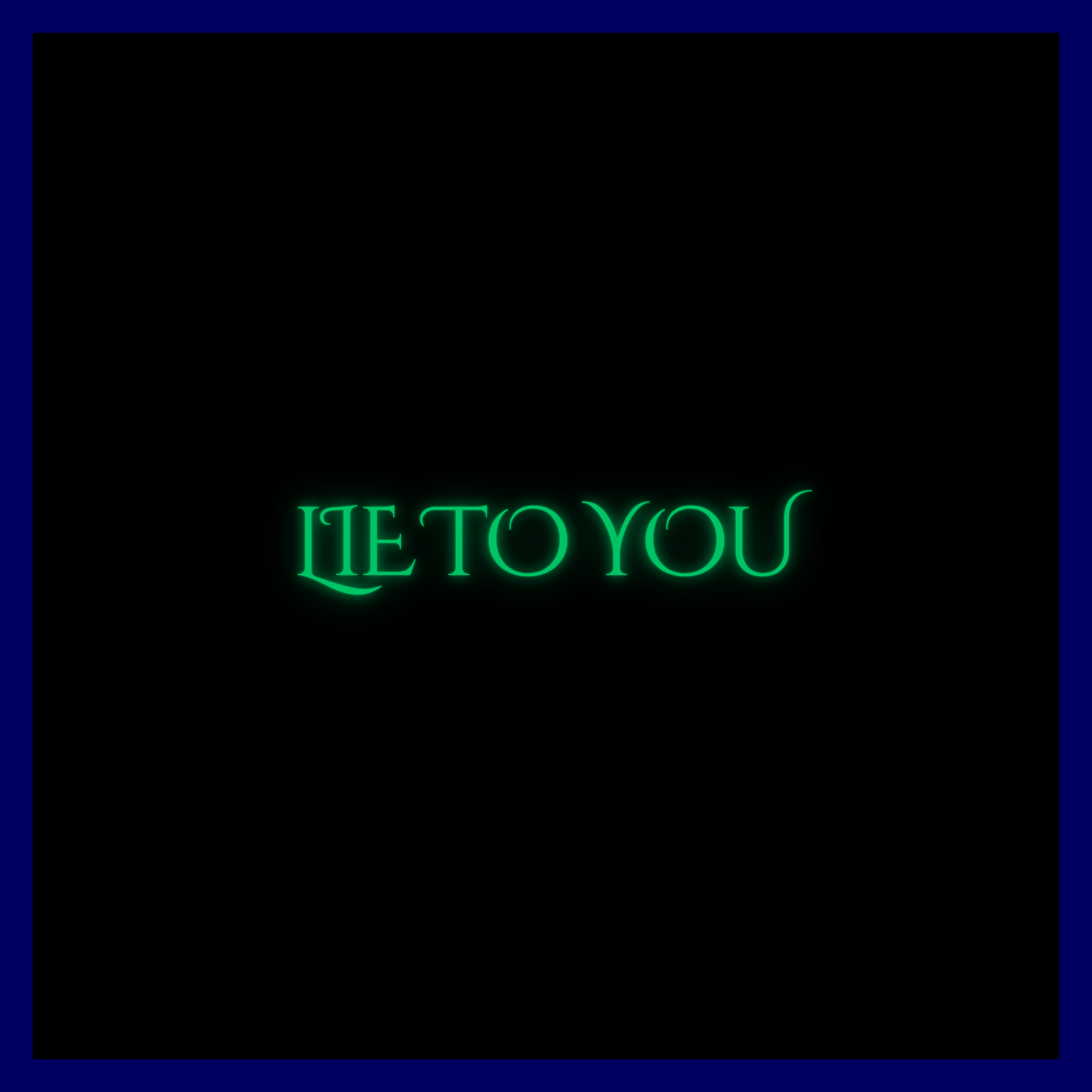 Lie to you (slowed and reverb) artwork