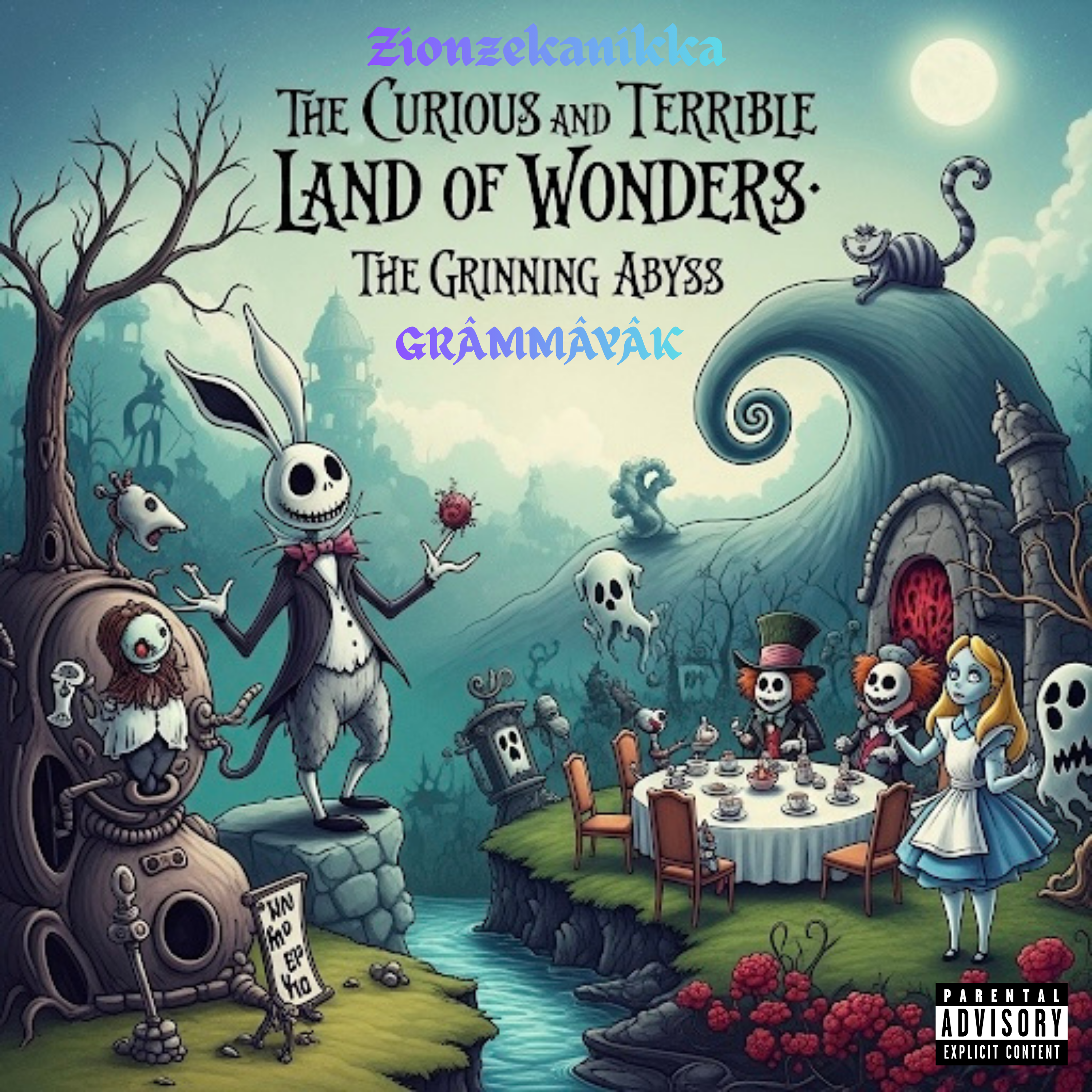 The Curious & Terrible Land Of Wonders: The Grinning Abyss artwork