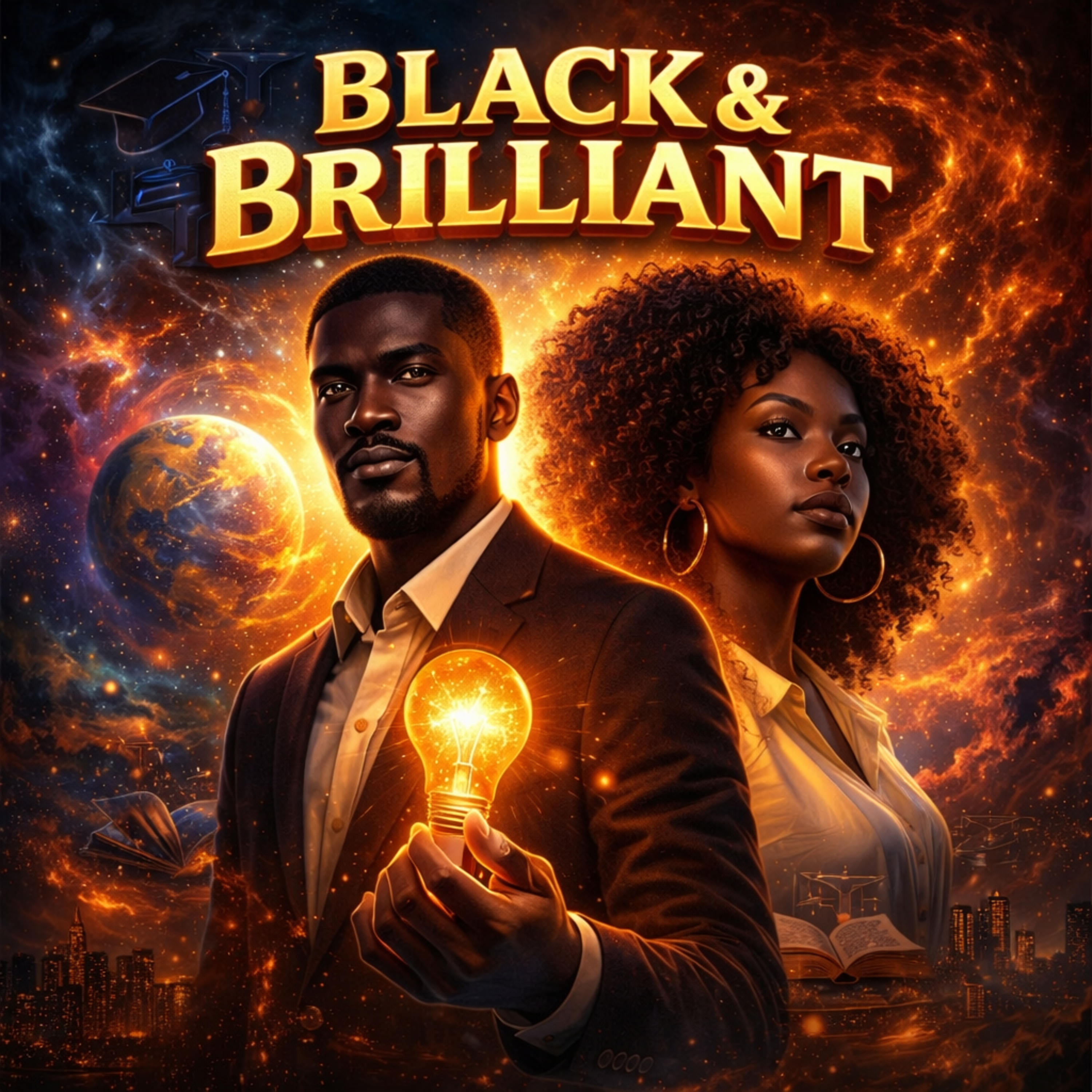 BLACK AND BRILLIANT artwork