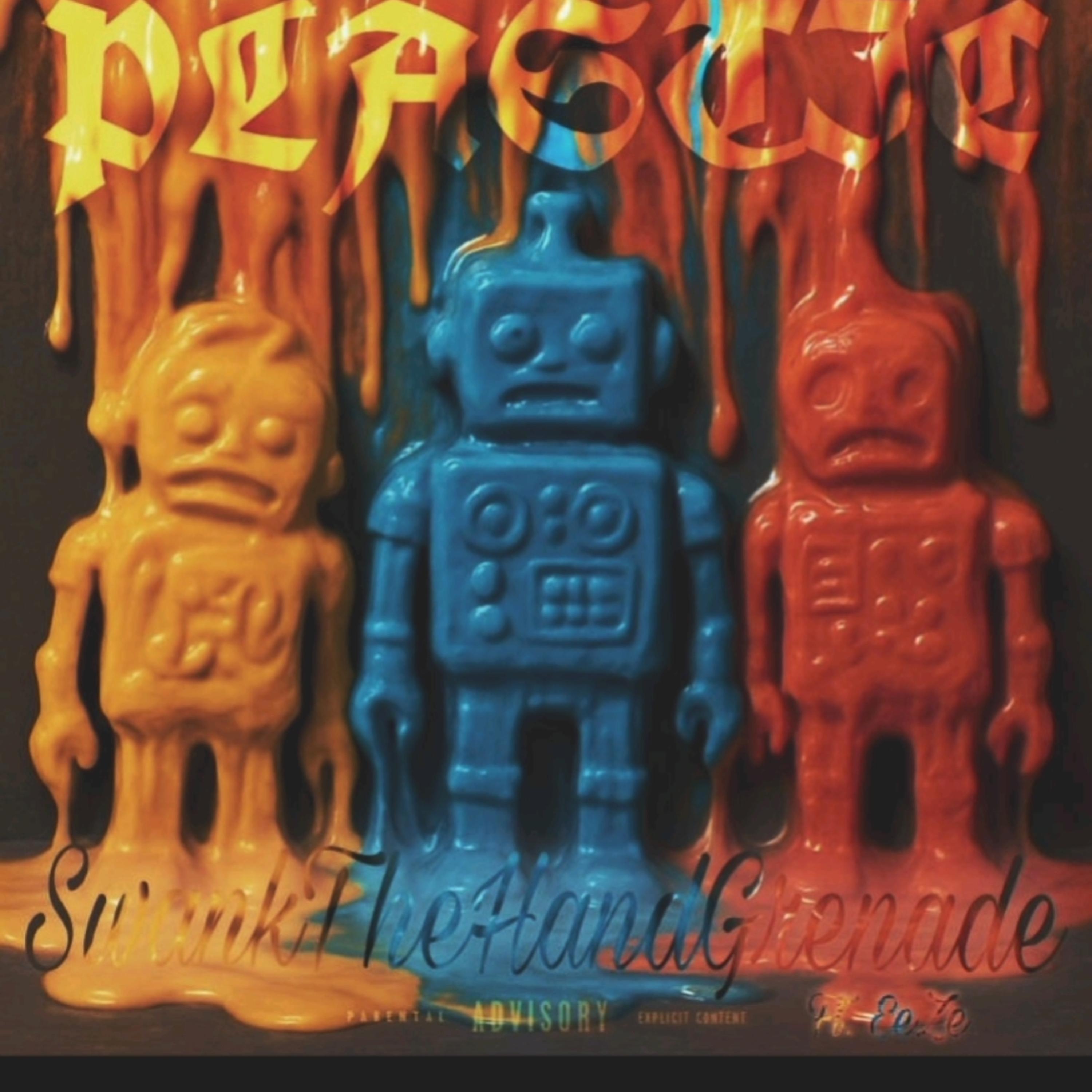 Plastic artwork