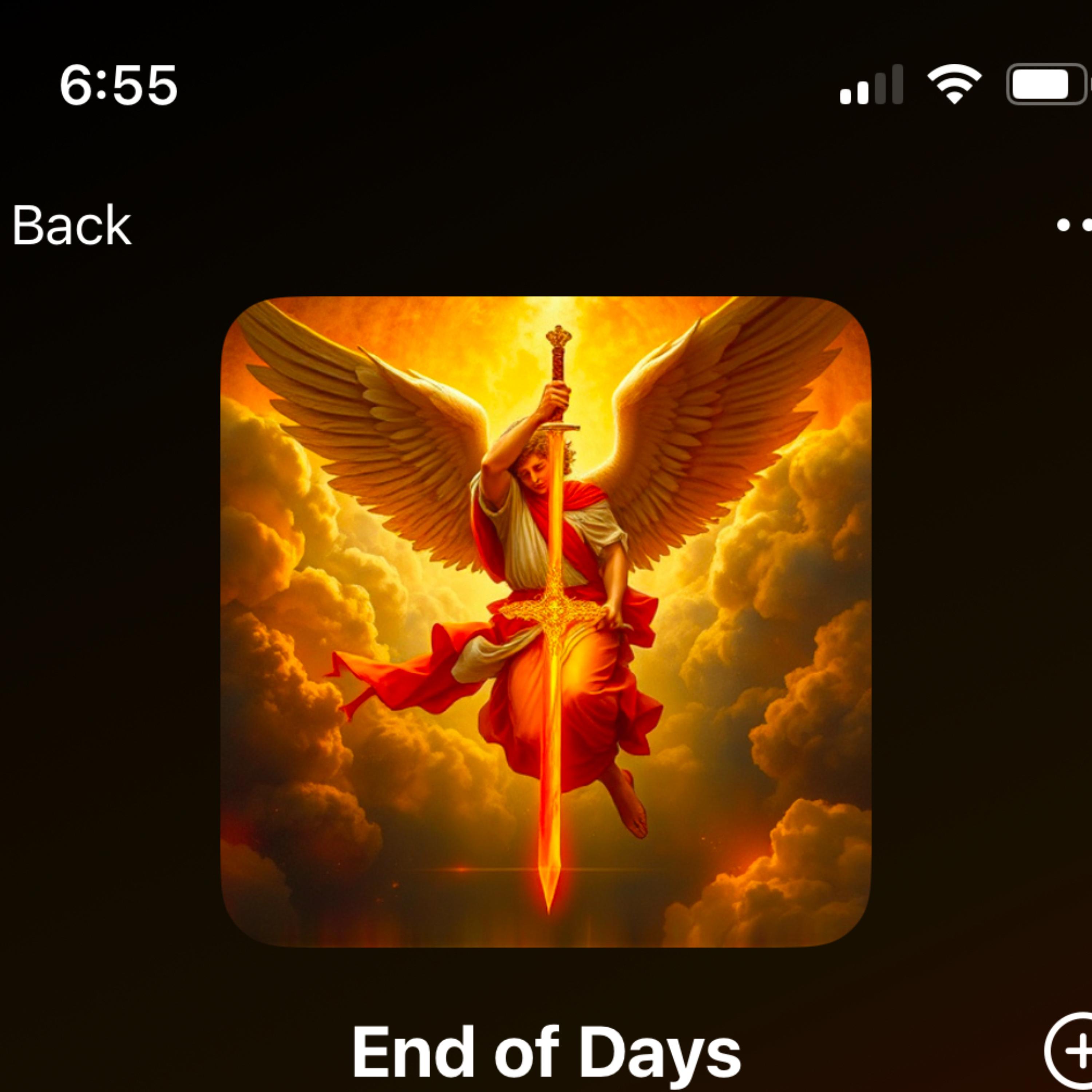 End Of Days artwork