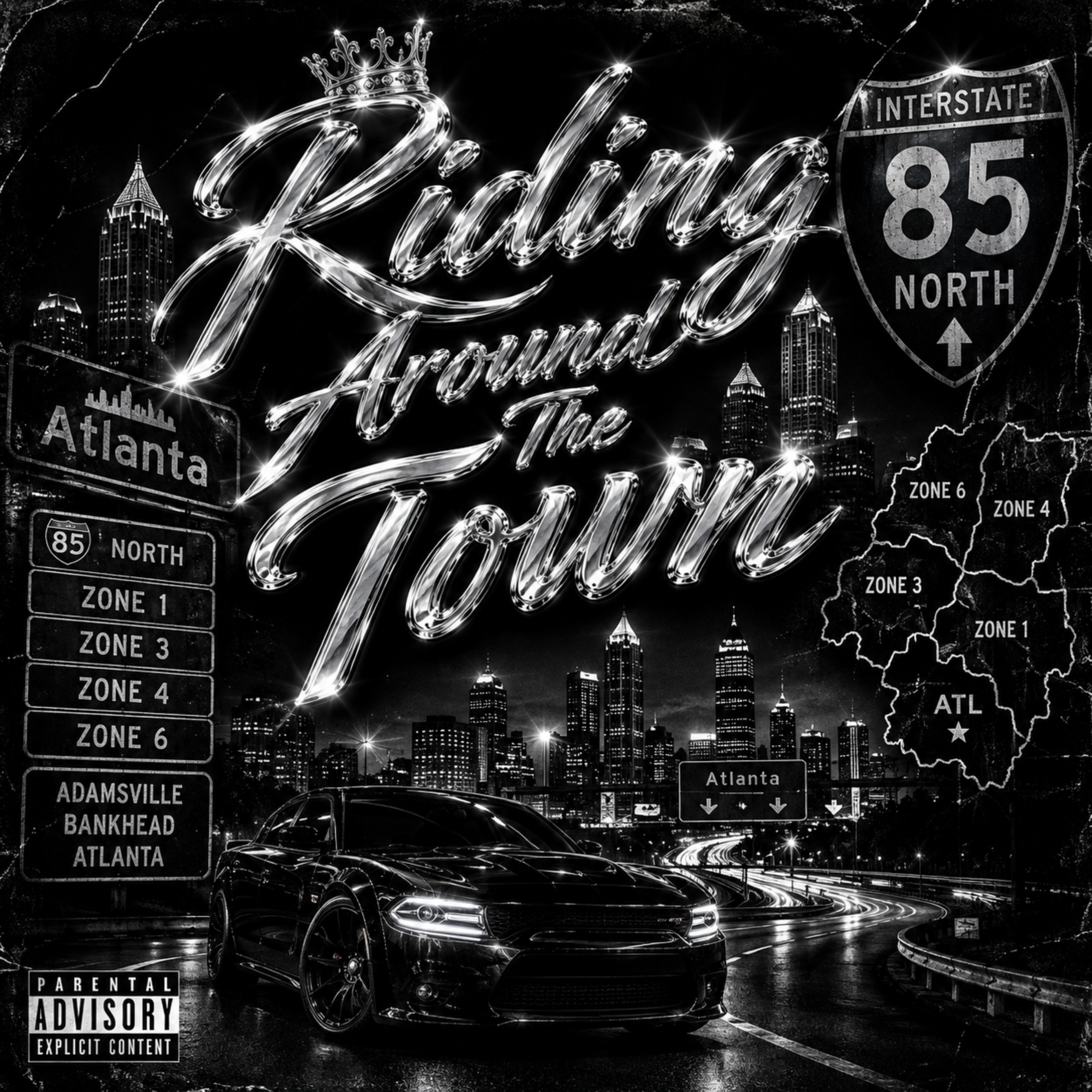 Riding Around The Town by Fetti Jetz cover art