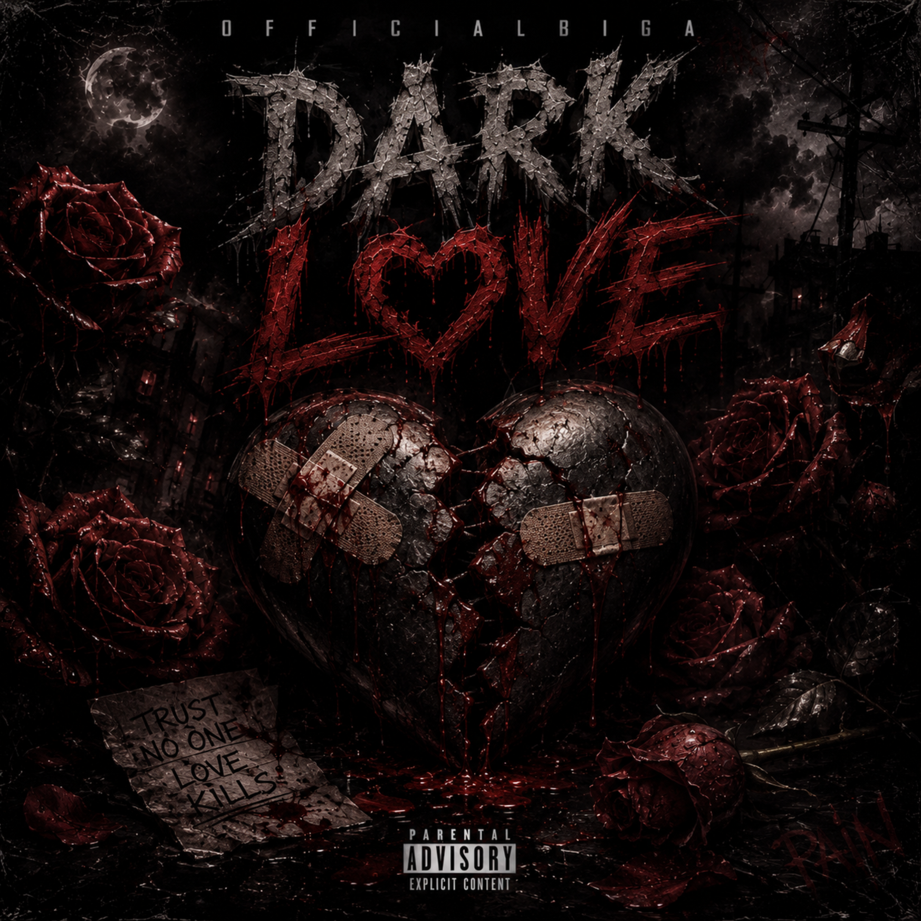 Dark love by OFFICIALBIGA cover art