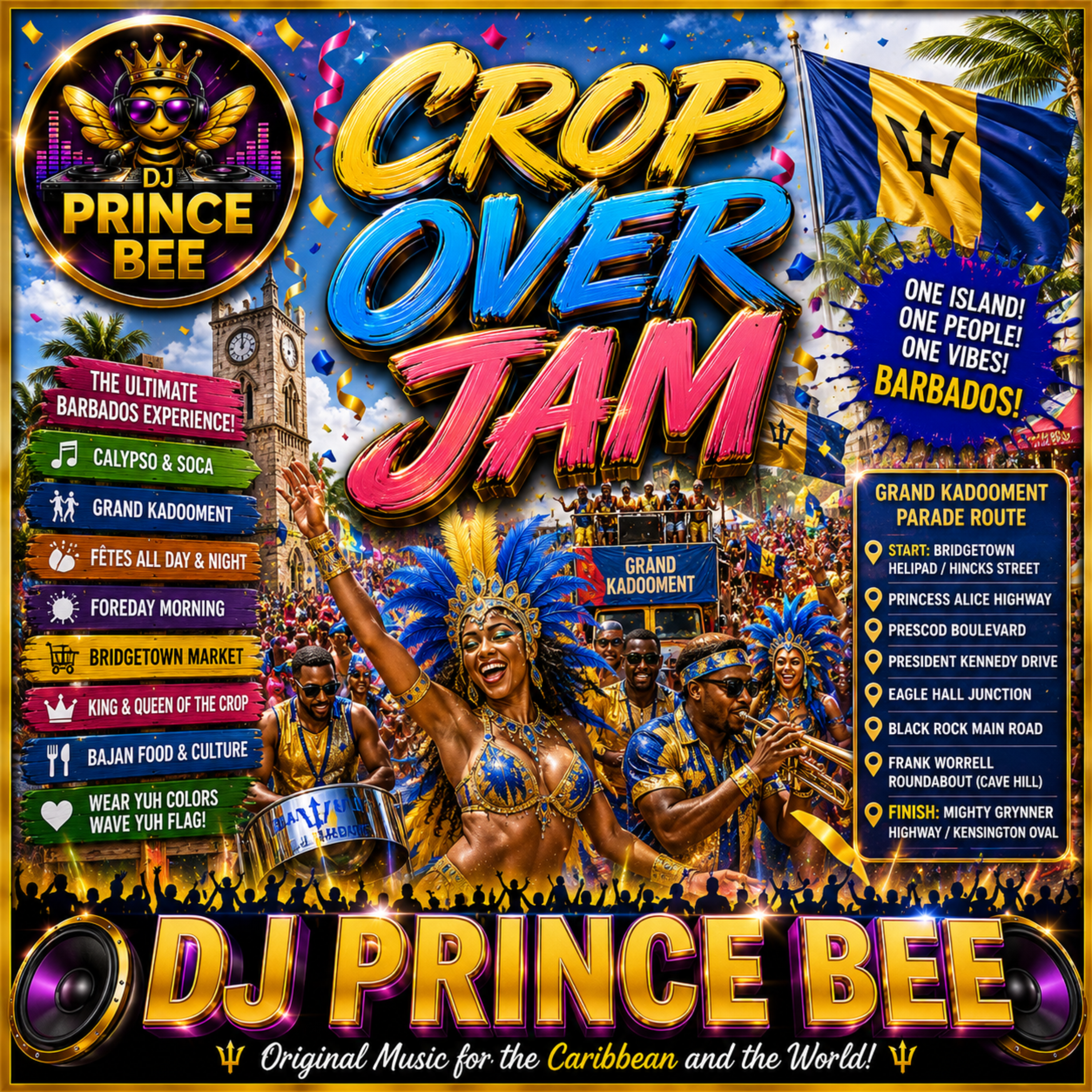 Crop Over Jam by DJ PRINCE BEE cover art