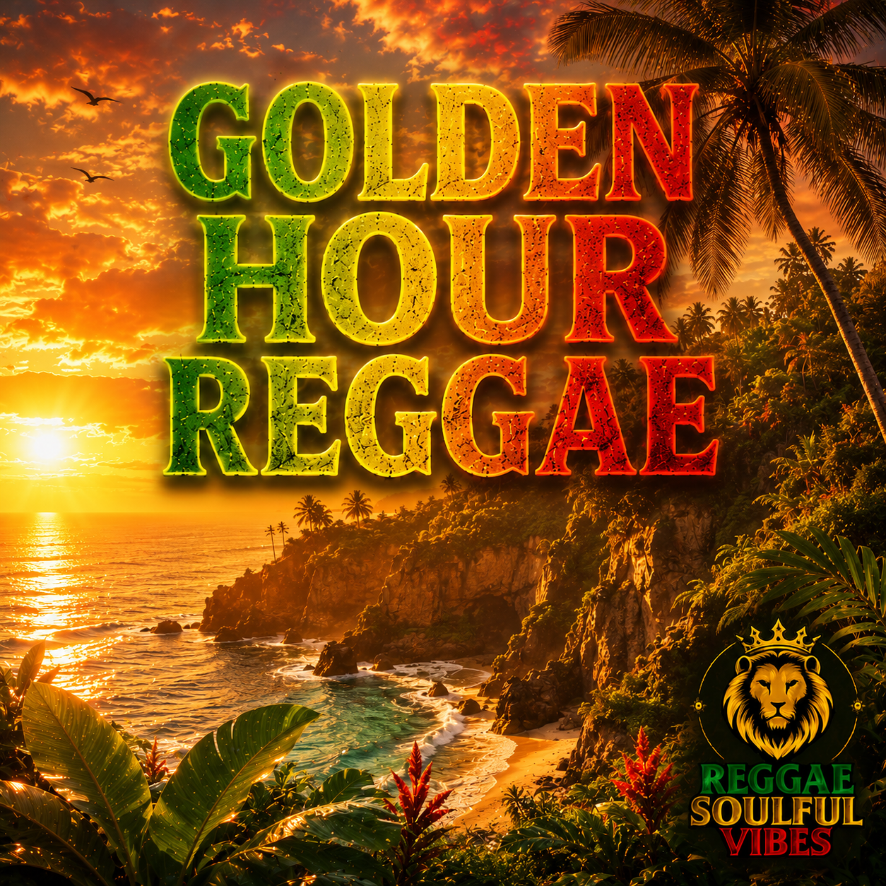 Golden Hour Reggae by Reggae Soulful Vibes cover art