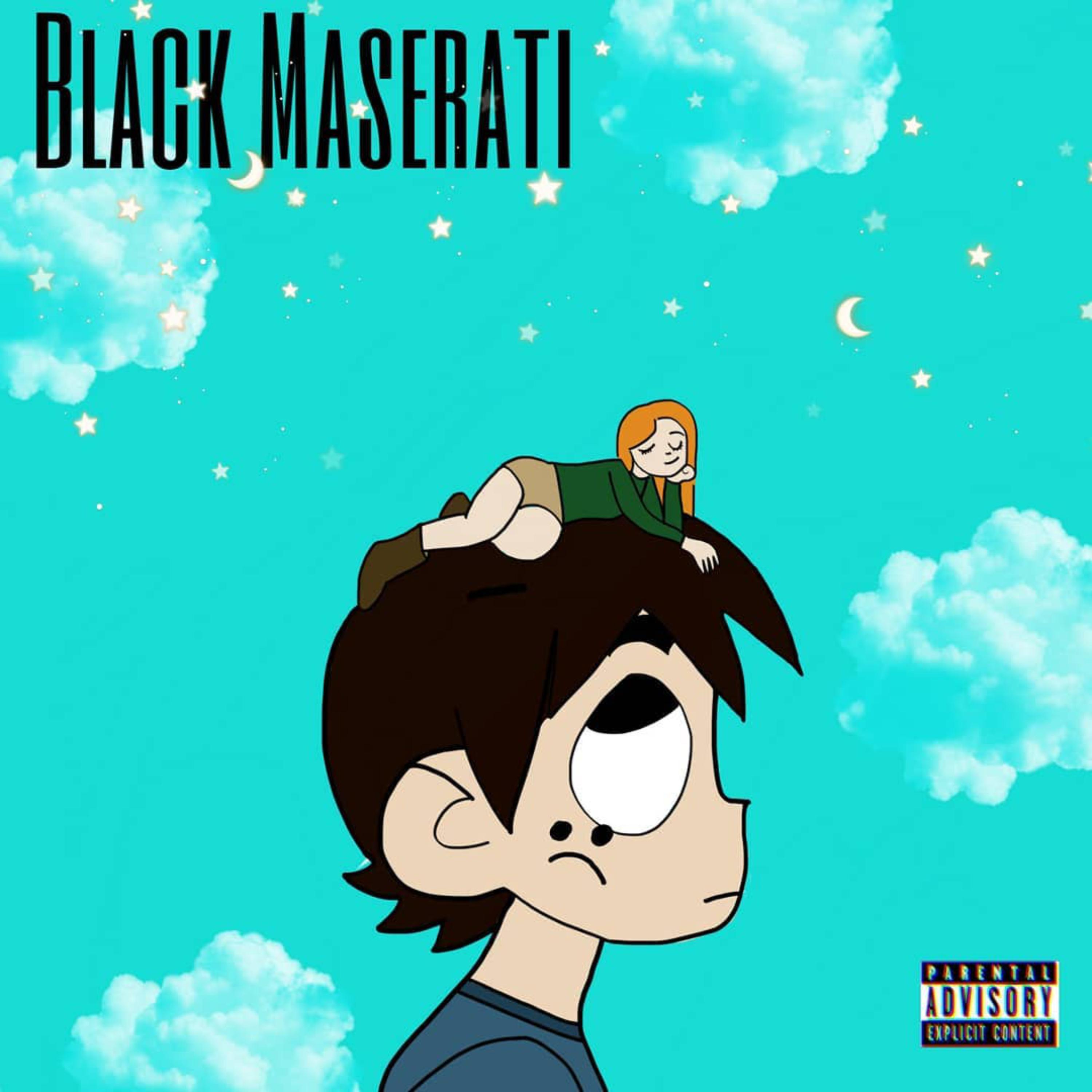 black maserati artwork
