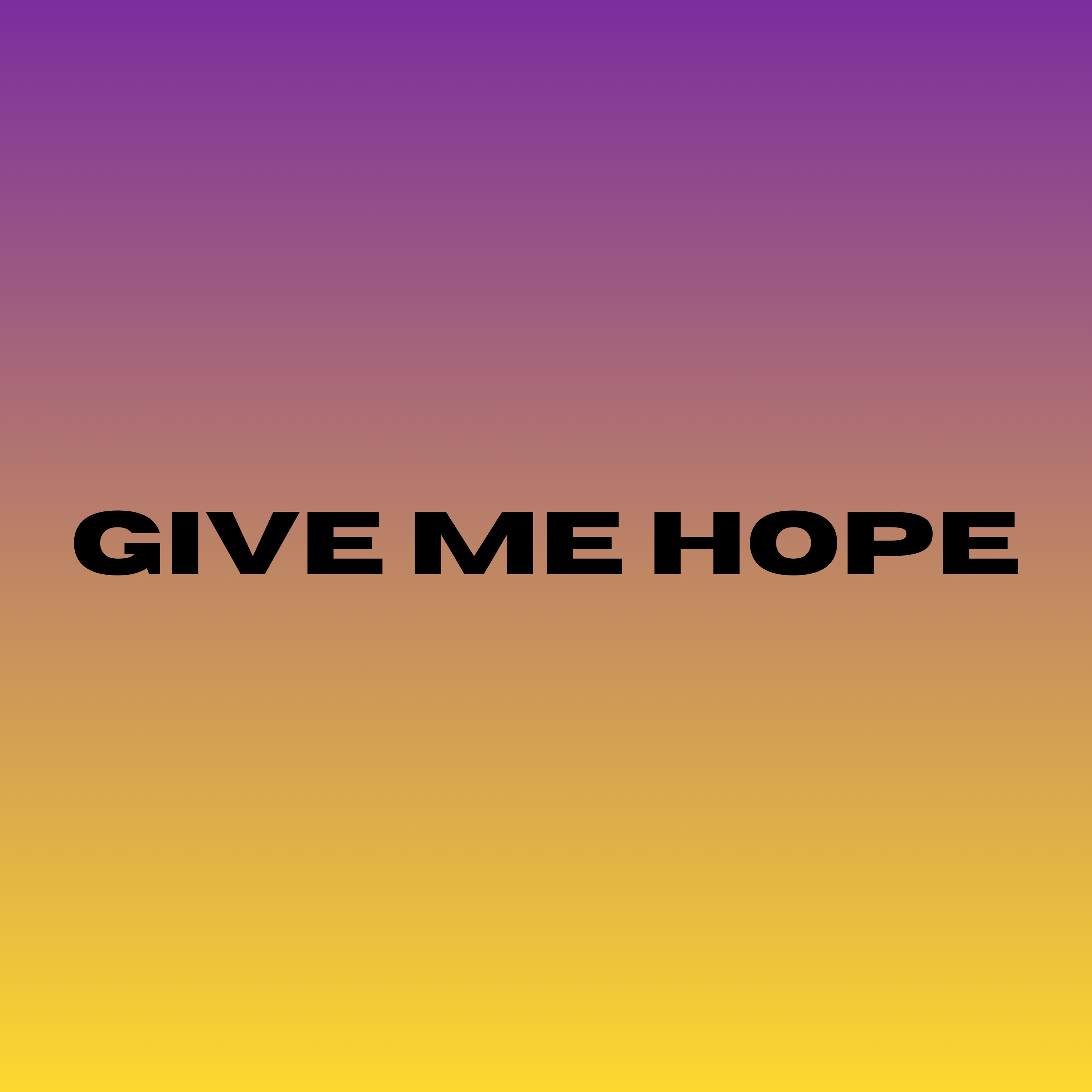 Give Me Hope artwork