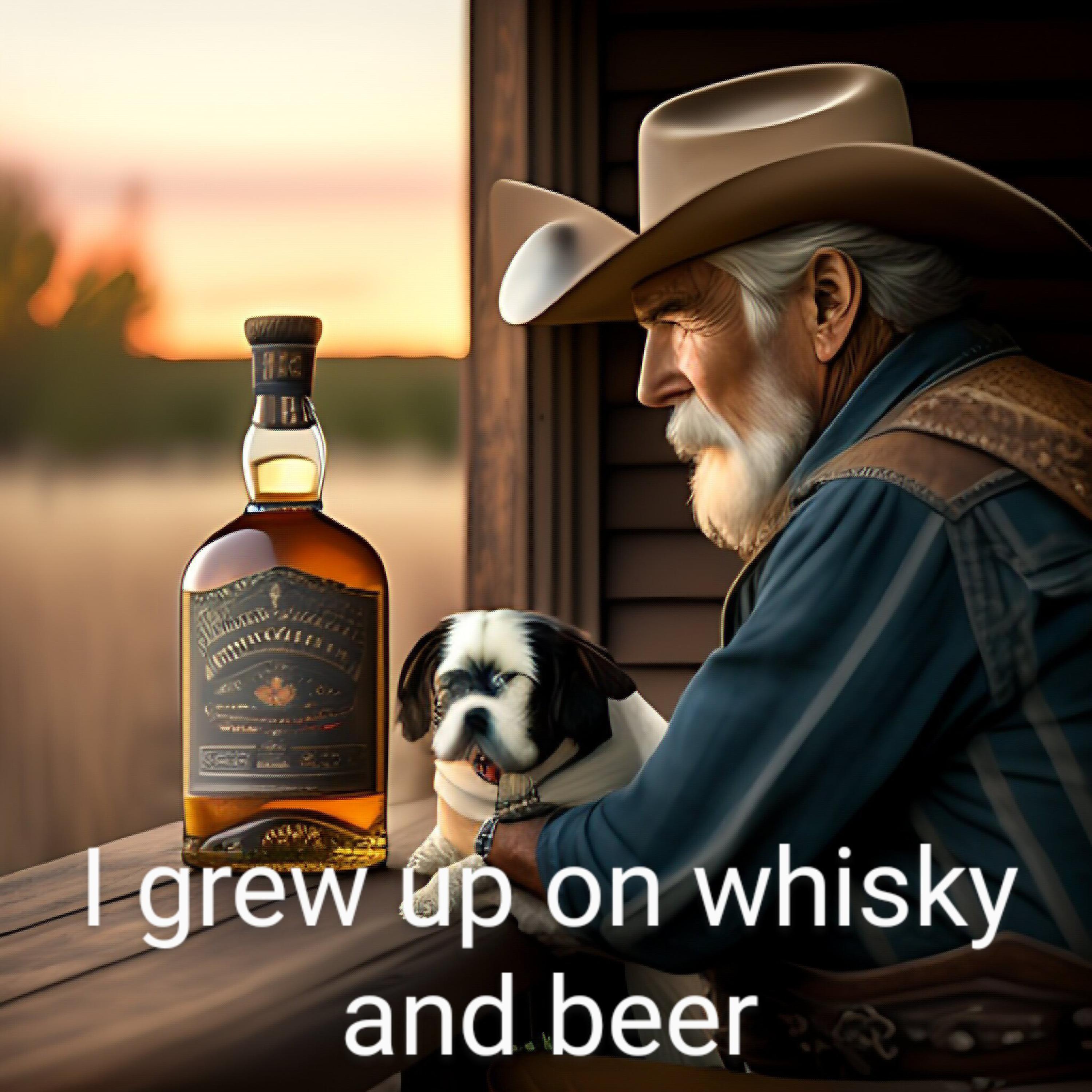 I Grew Up On Whisky And Beer artwork