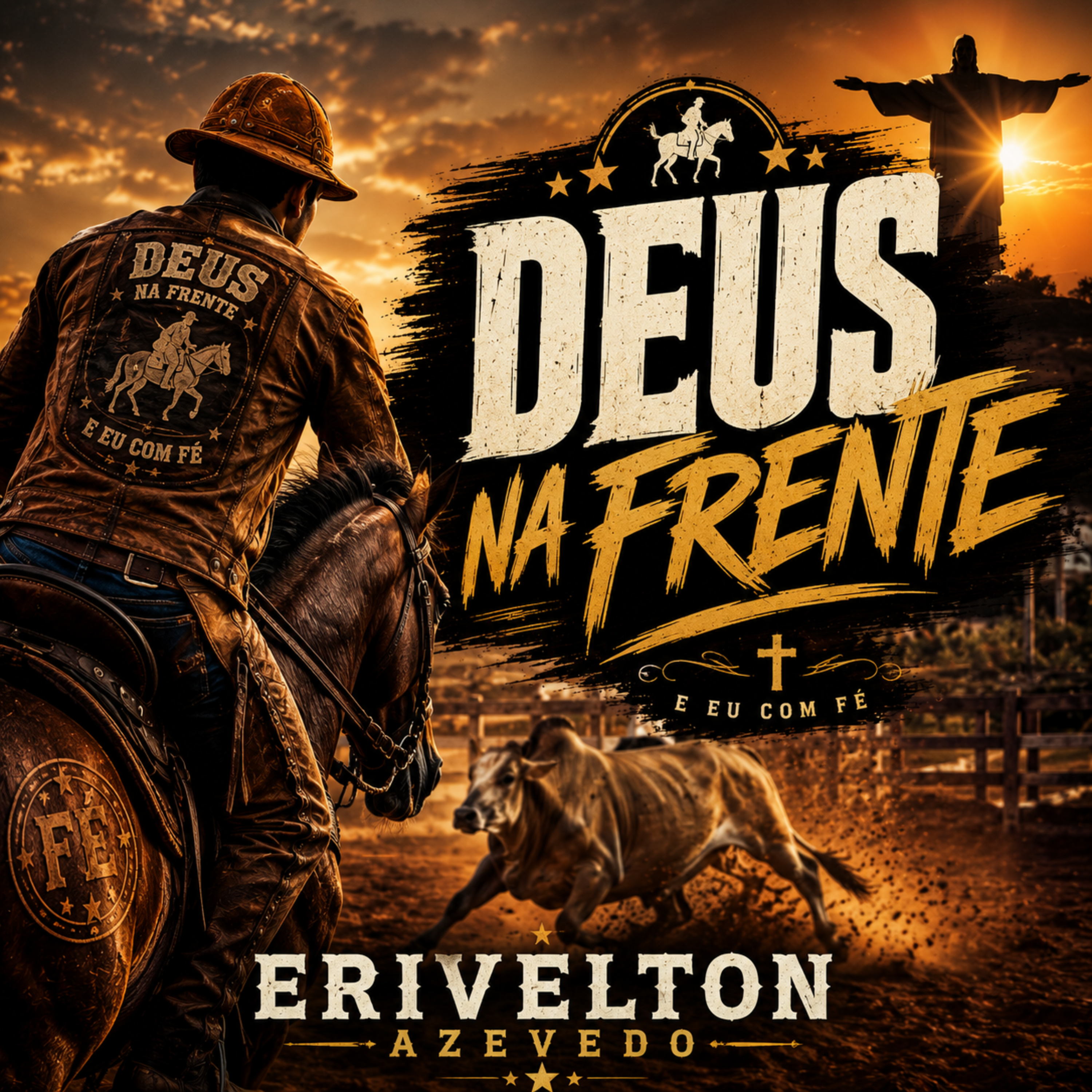 Deus na frente by Erivelton Azevedo cover art