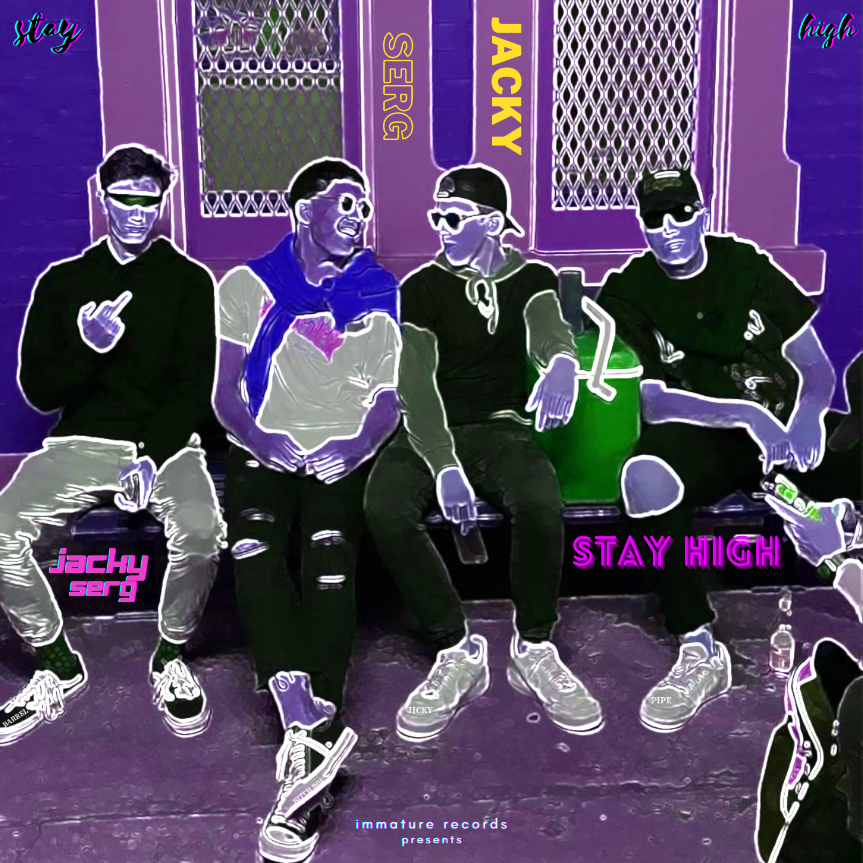 STAY HIGH by Jacky Serg cover art