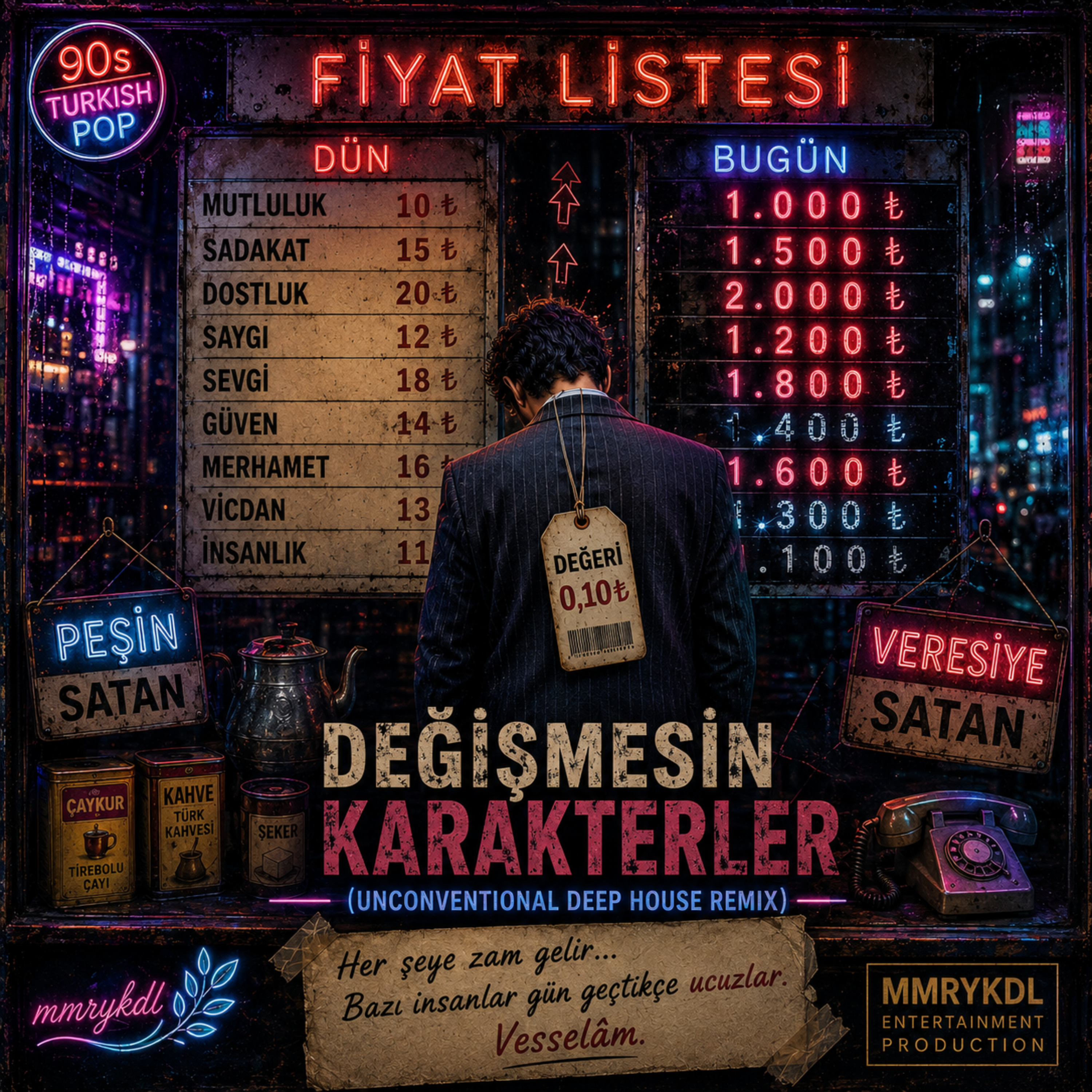 DEĞİŞMESİN KARAKTERLER (Unconventional Deep House Remix) by MMRYKDL cover art