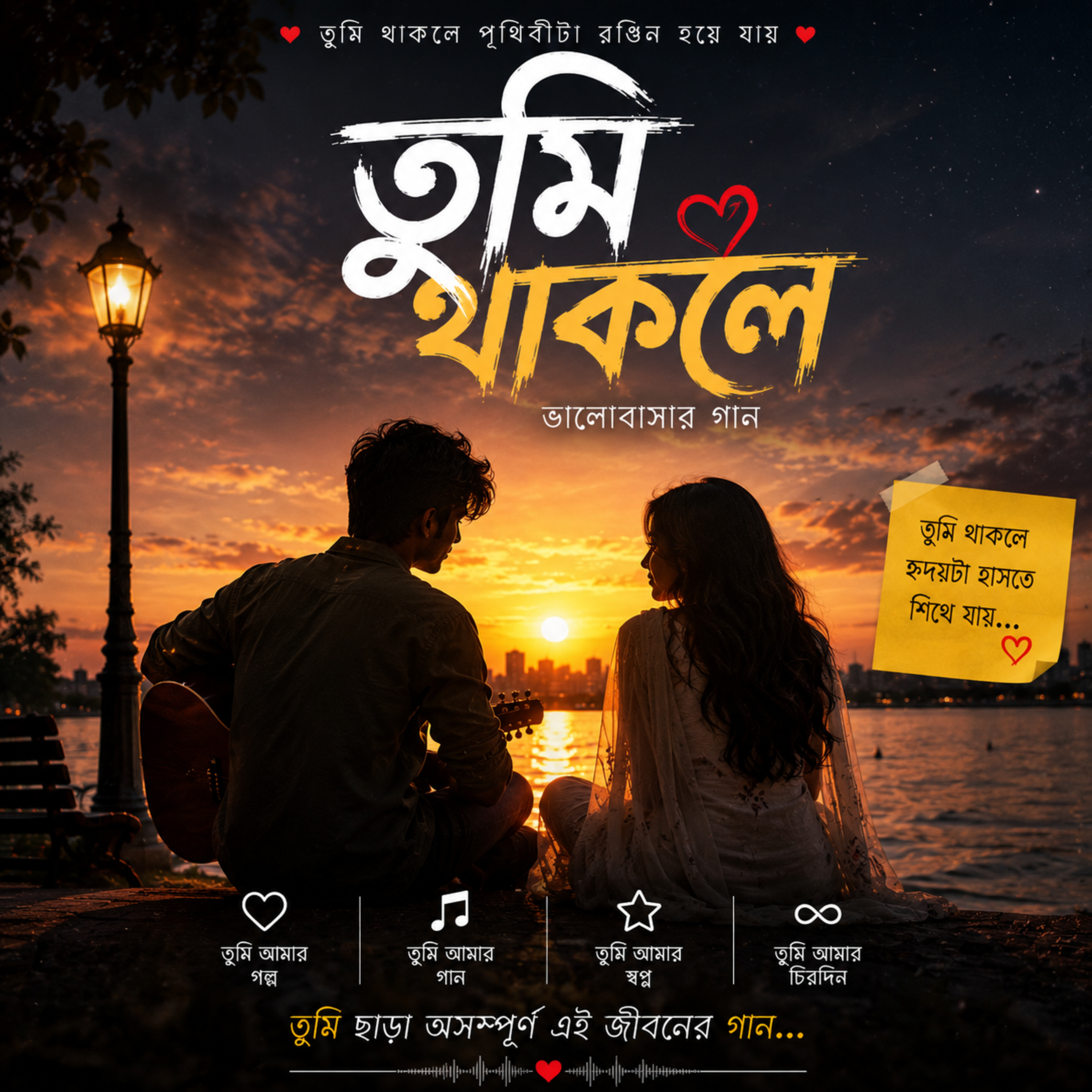 তুমি থাকলে  by Tanjid Bhuiyan cover art