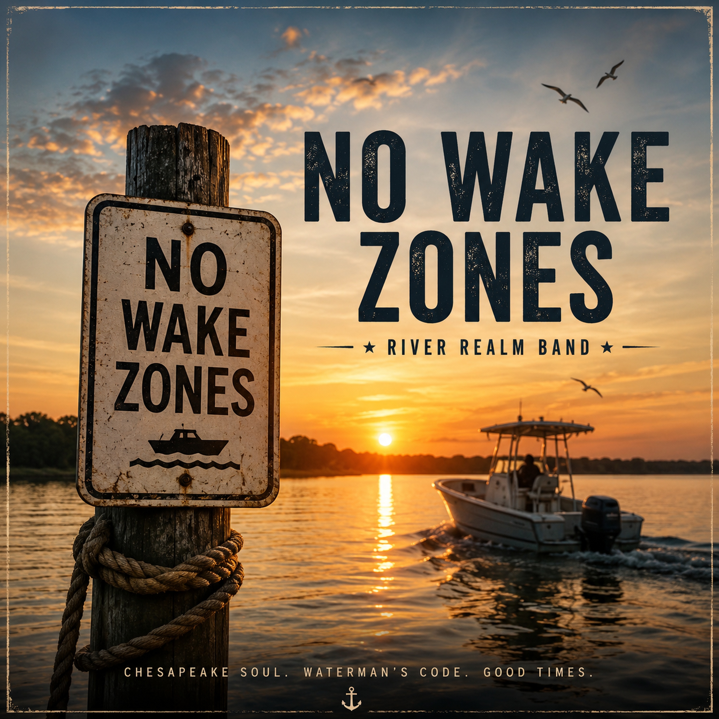 No Wake Zones by The River Realm Band cover art