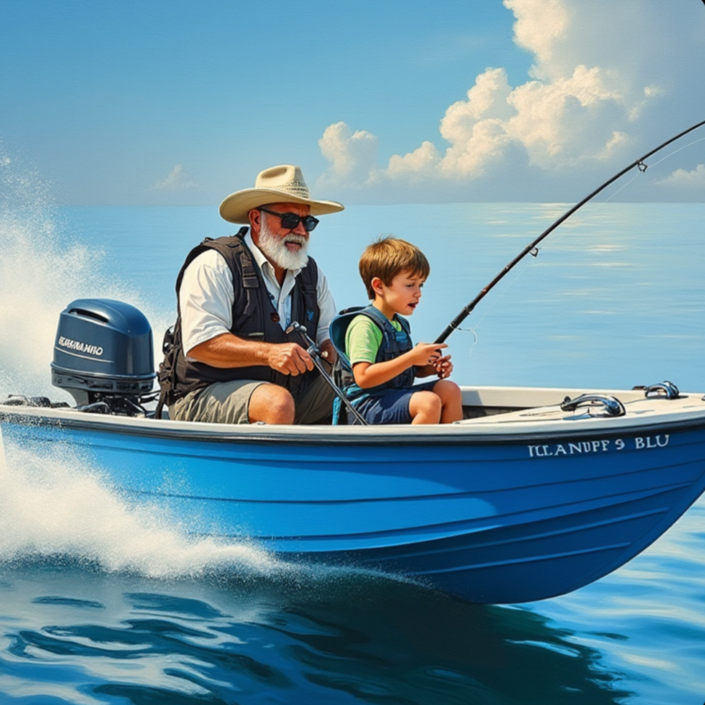 Little Blue Boat artwork