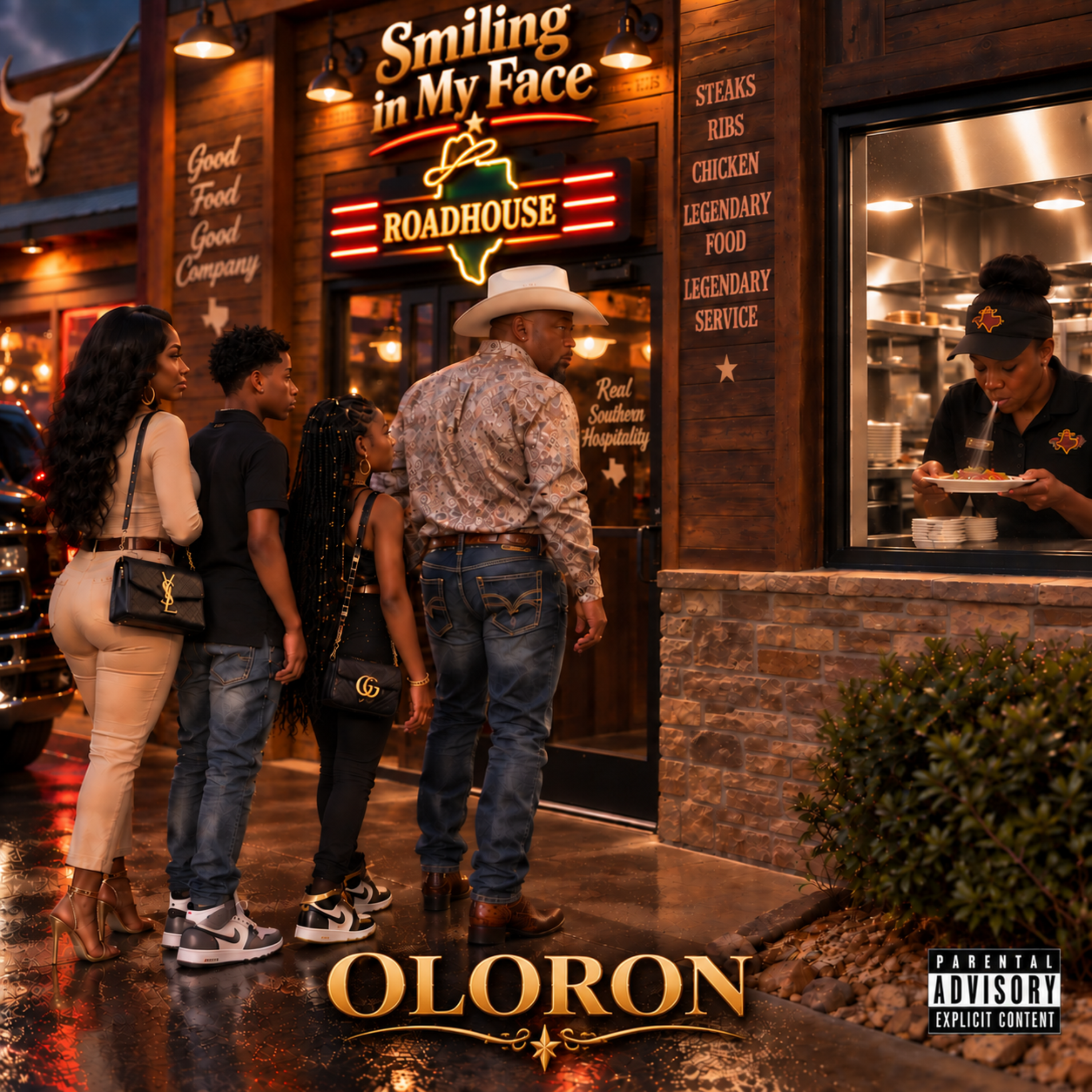 Smiling In My Face by OLORON cover art