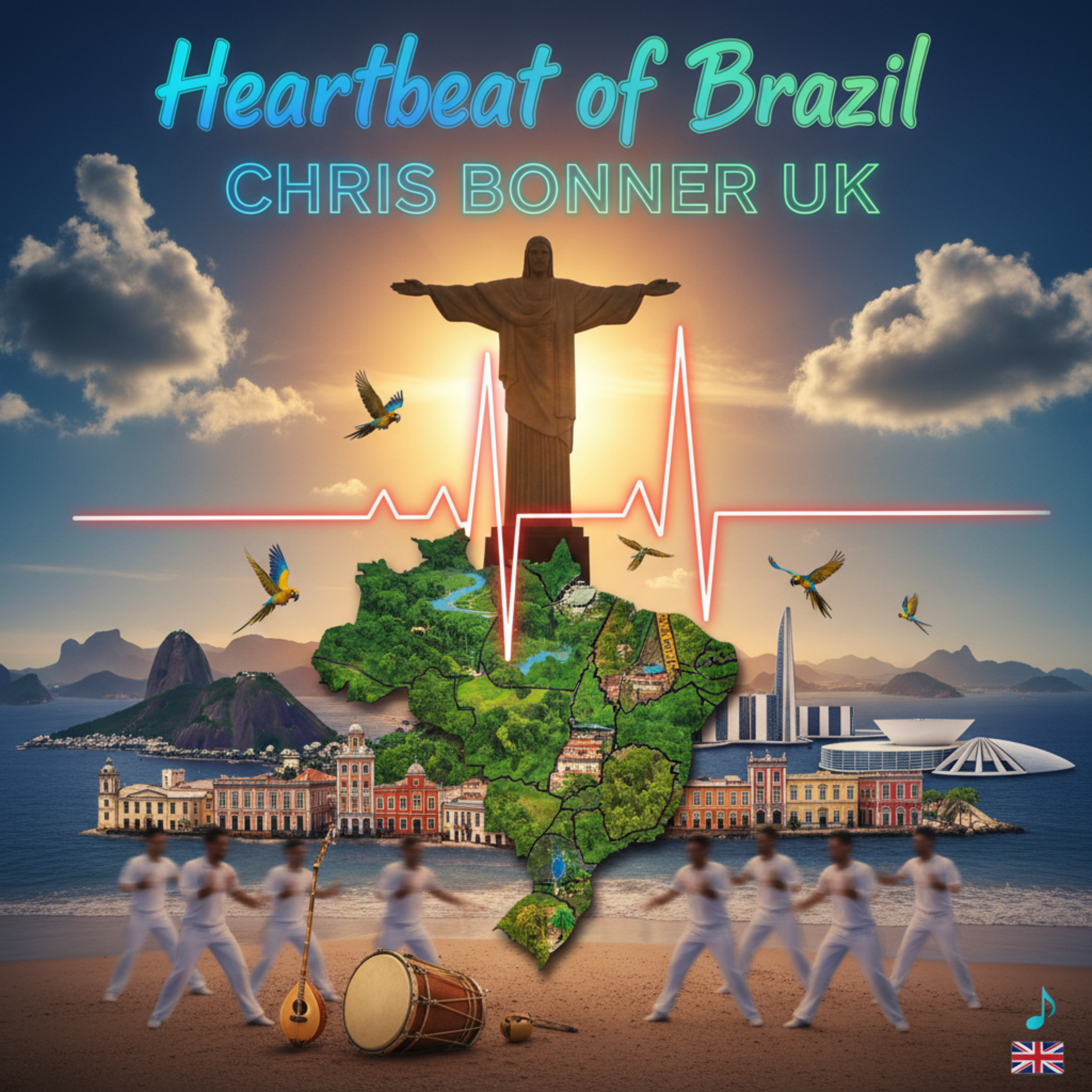 Heartbeat of Brazil by Chris Bonner UK cover art