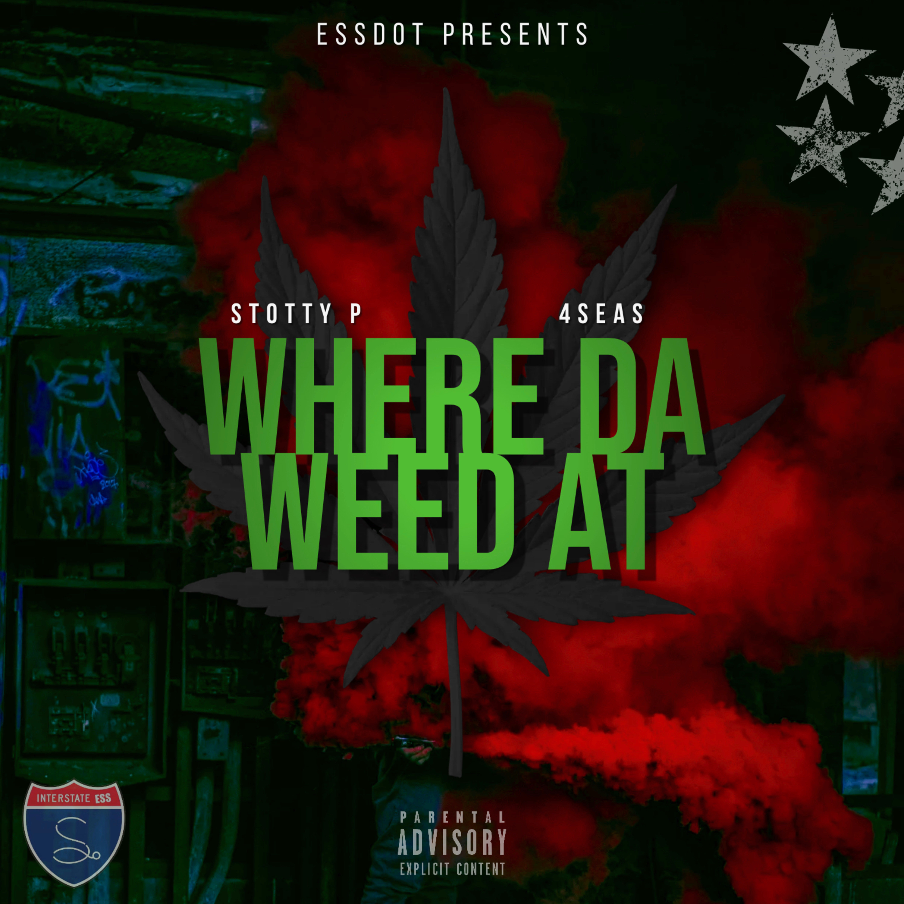 WHERE DA WEED AT artwork