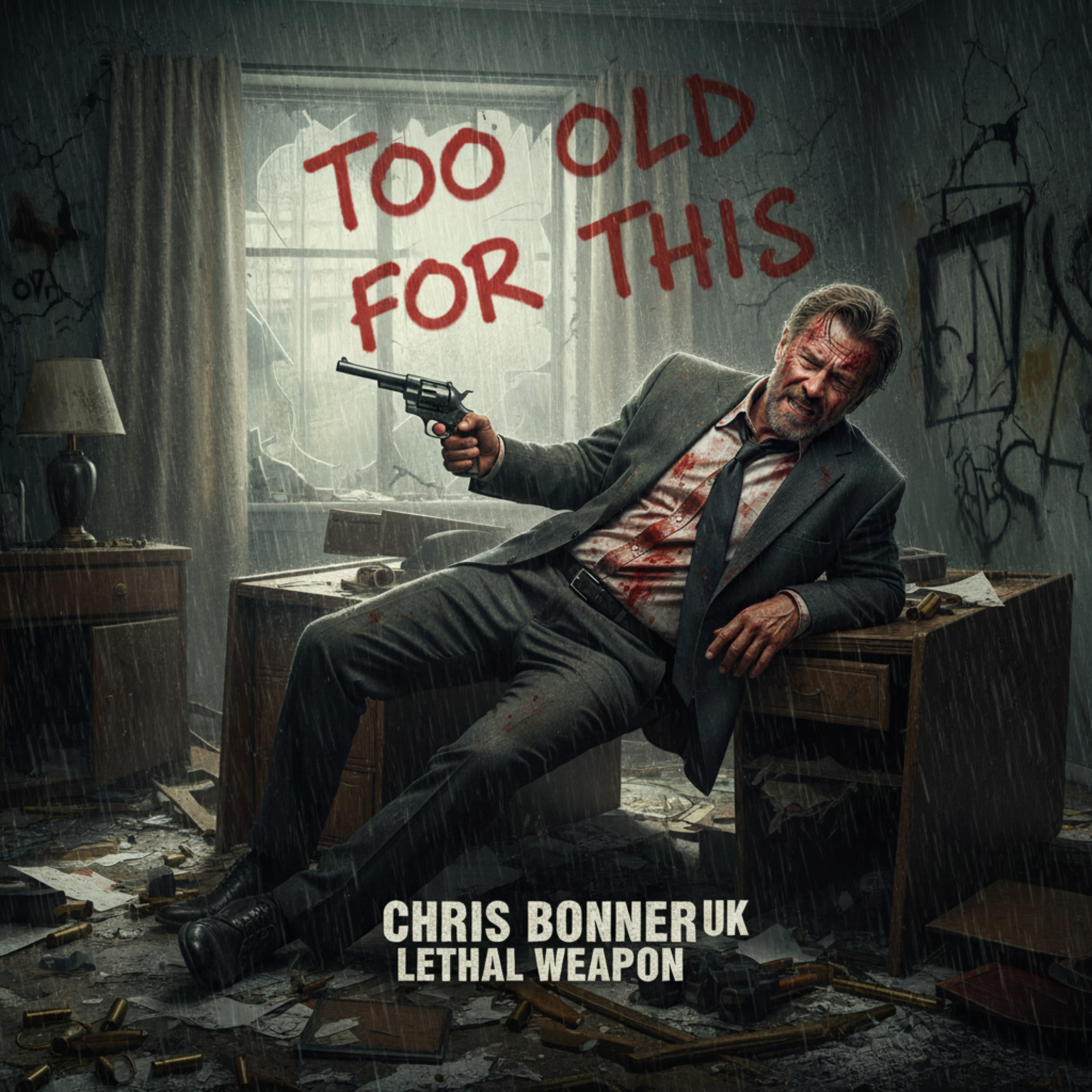 Too Old for This by Chris Bonner UK cover art